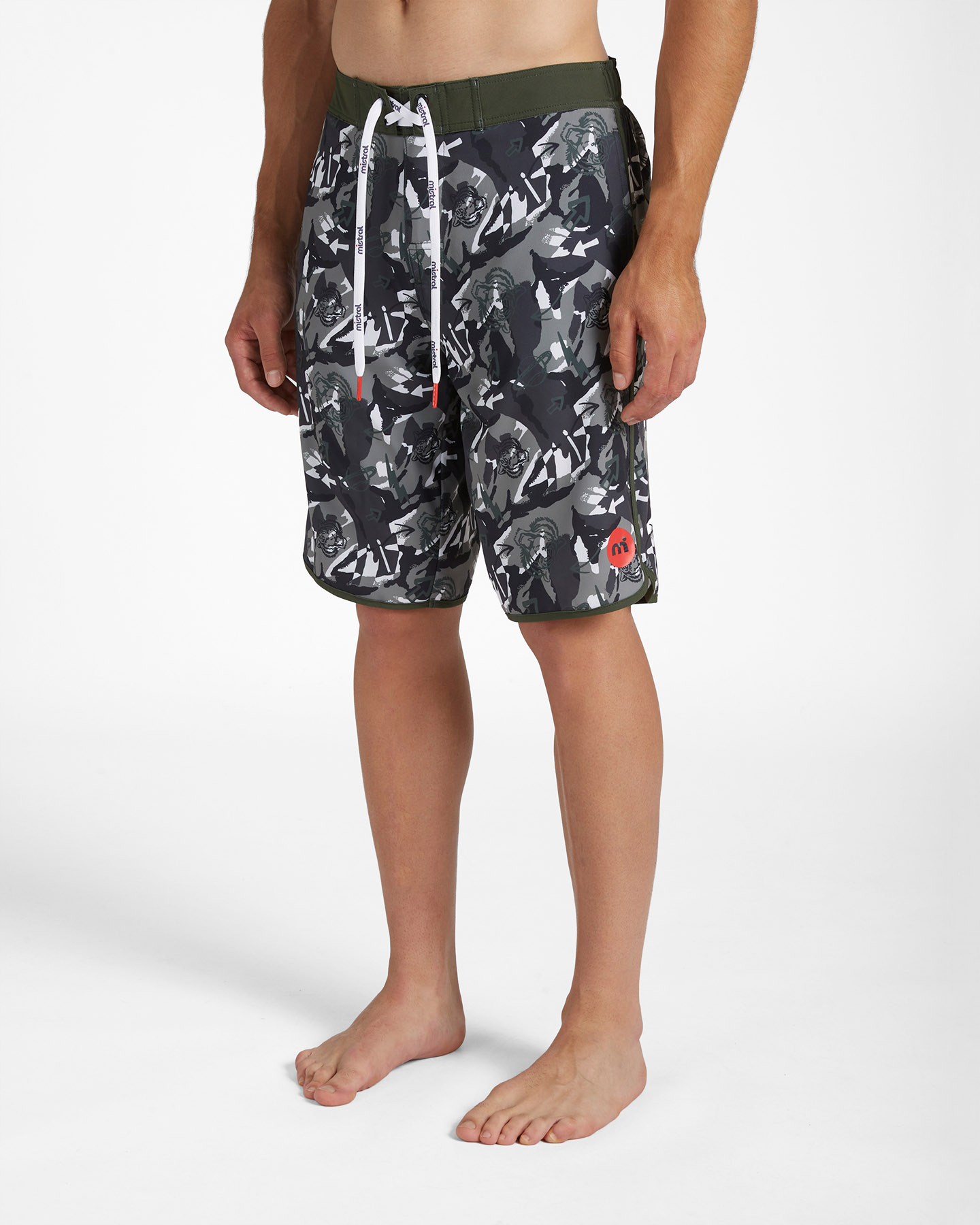 Boardshort mare MISTRAL TIGER M - Grigio - 2 | Cisalfa Sport