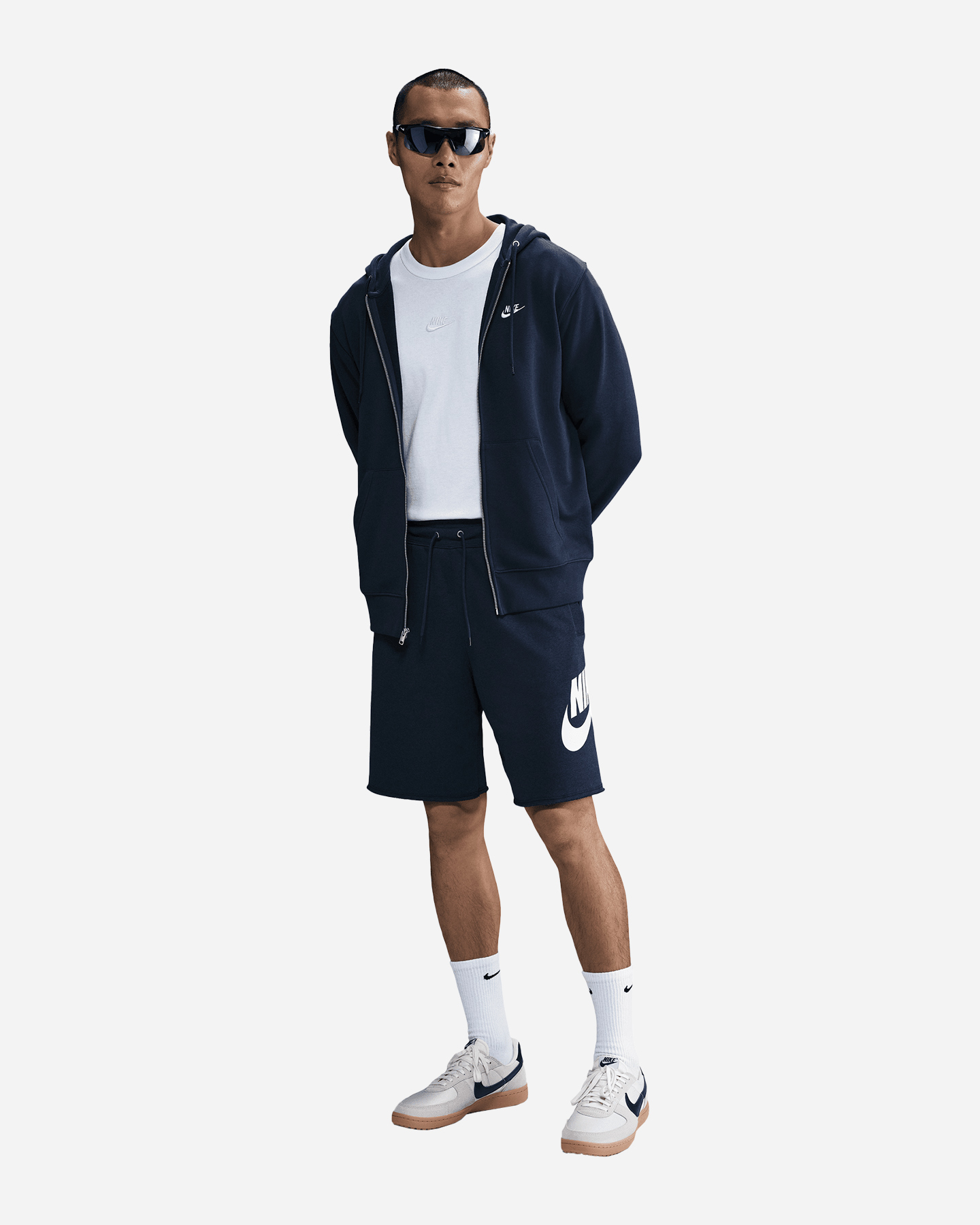 Pantaloncini NIKE ALUMNI BIG LOGO M - Blu Navy - 2 | Cisalfa Sport