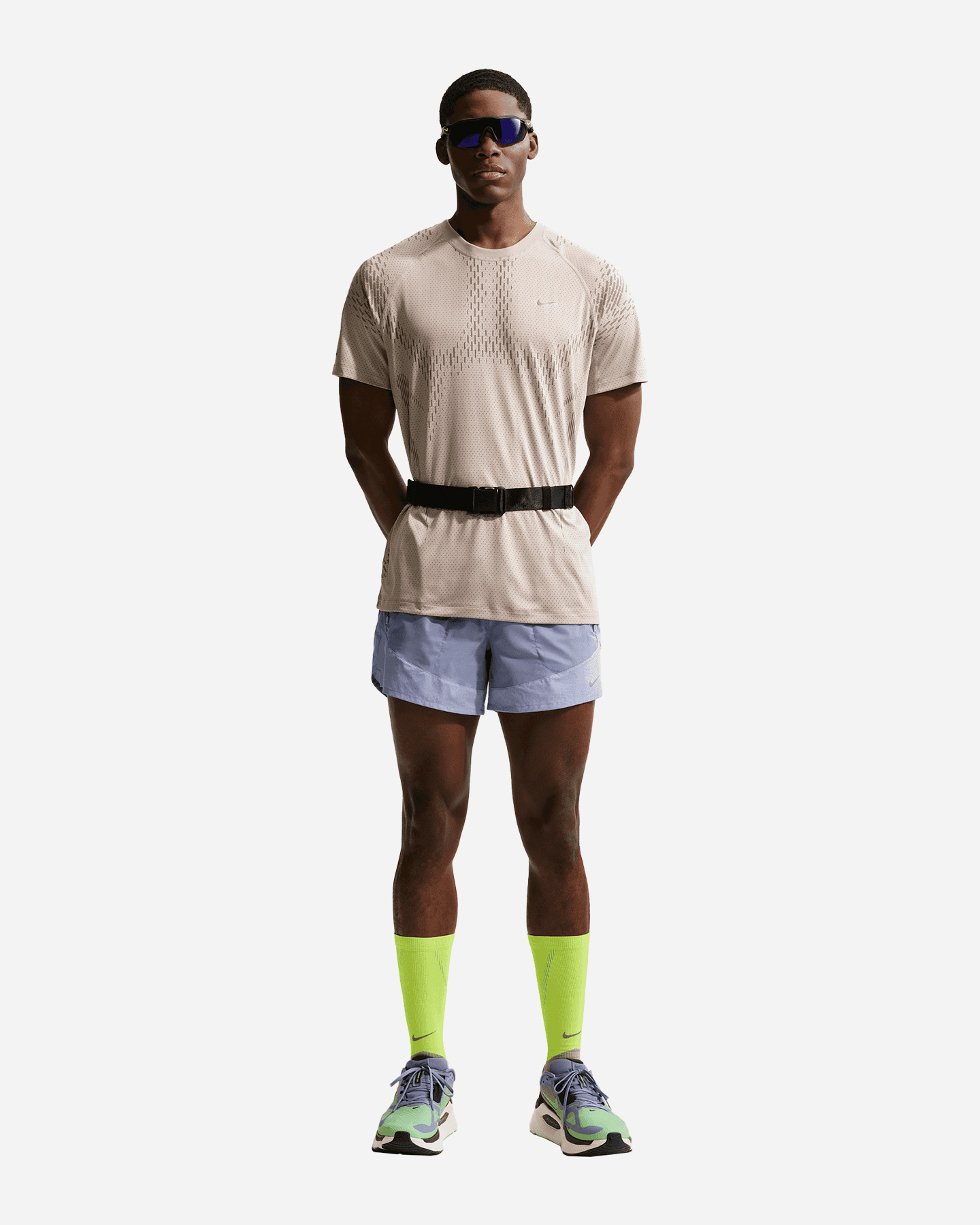 Short running NIKE STRIDE 5IN M - Blu - 3 | Cisalfa Sport