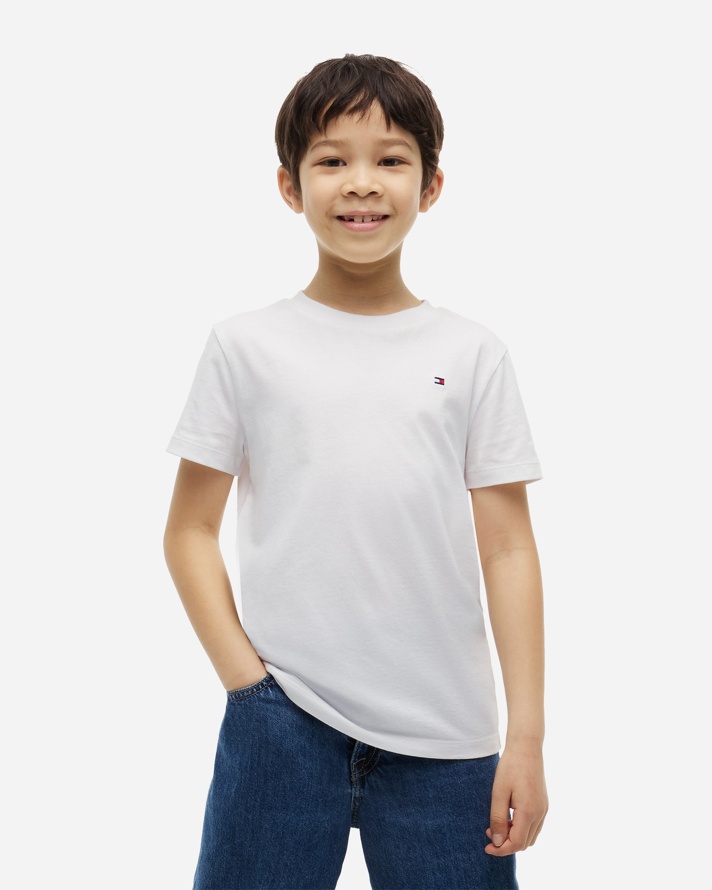 T-shirt TOMMY HILFIGER TEAM PRIMARY JR - Bianco - 1 | Cisalfa Sport