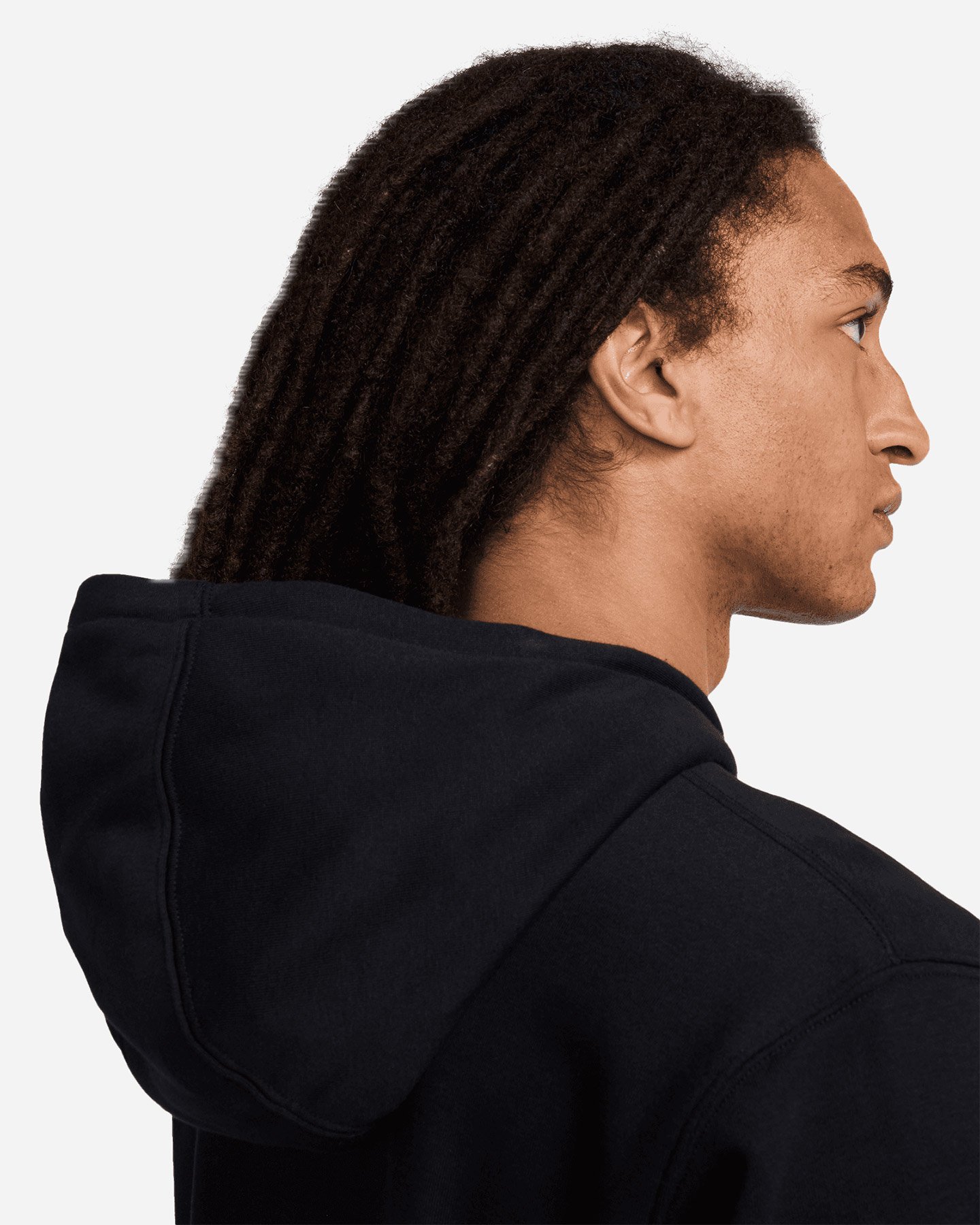 Felpa NIKE CLUB M - Nero - 4 | Cisalfa Sport