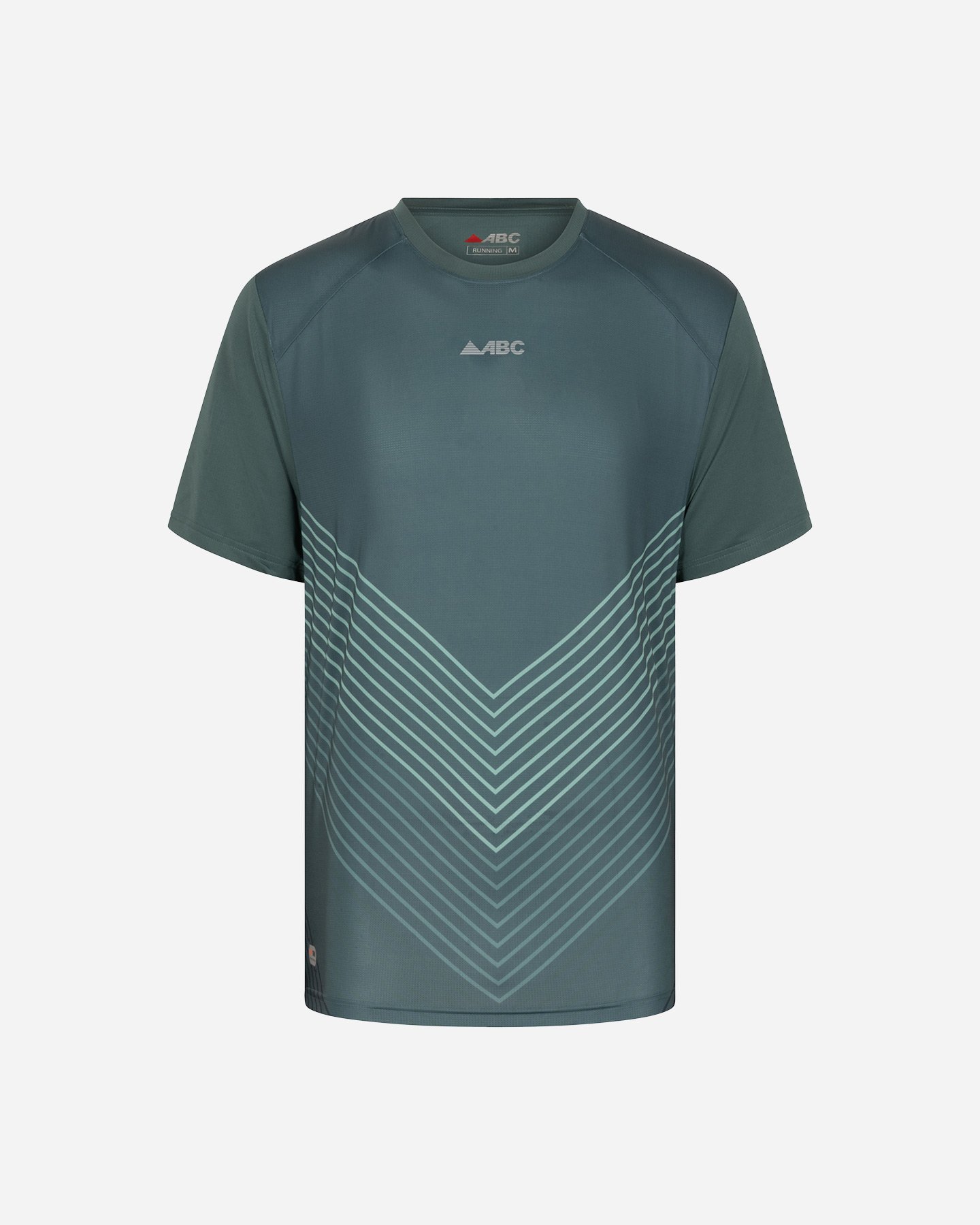 T-shirt running ABC ESSENTIAL M - Verde - 0 | Cisalfa Sport