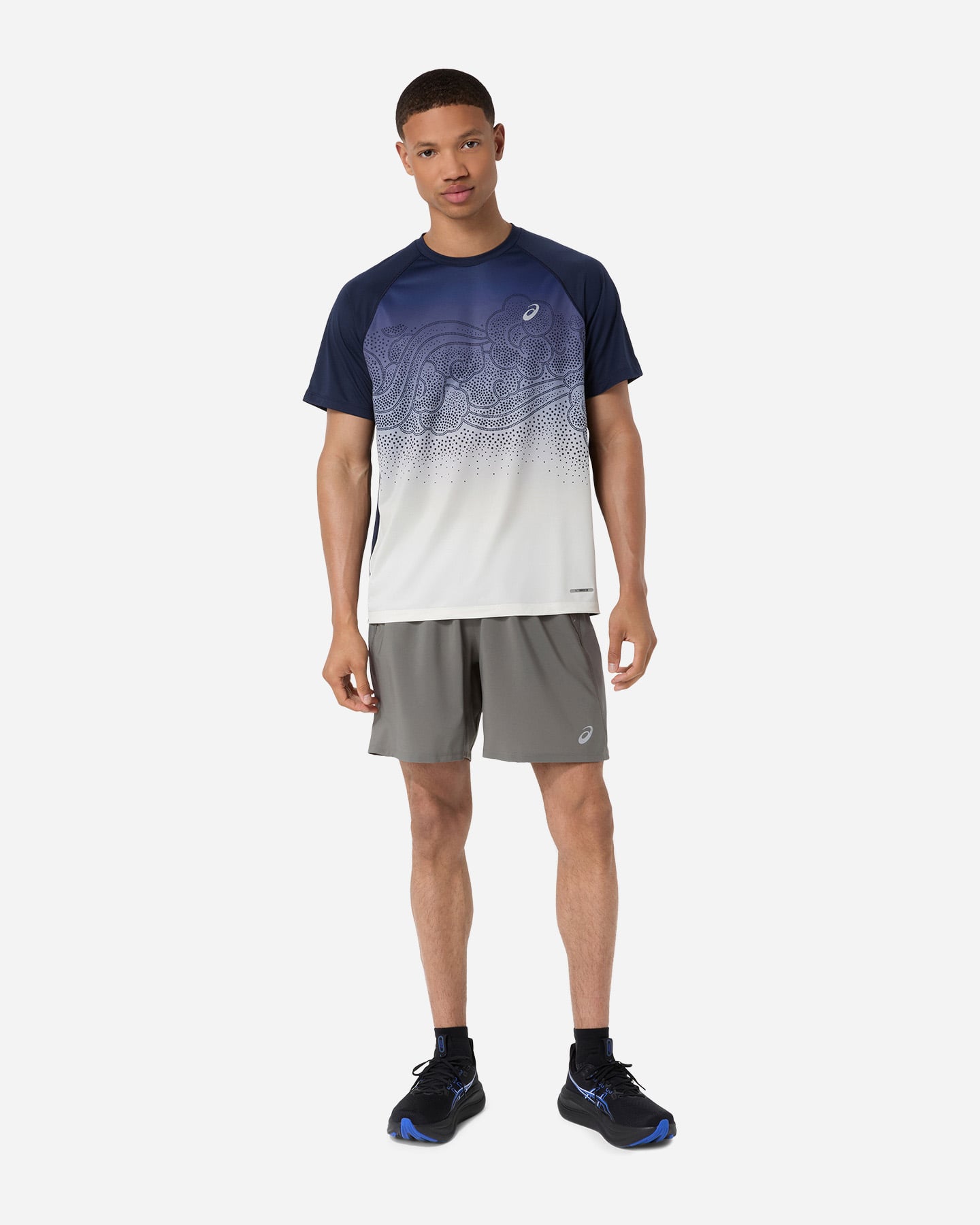 T-shirt running ASICS ROAD FADE M - Blu - 2 | Cisalfa Sport
