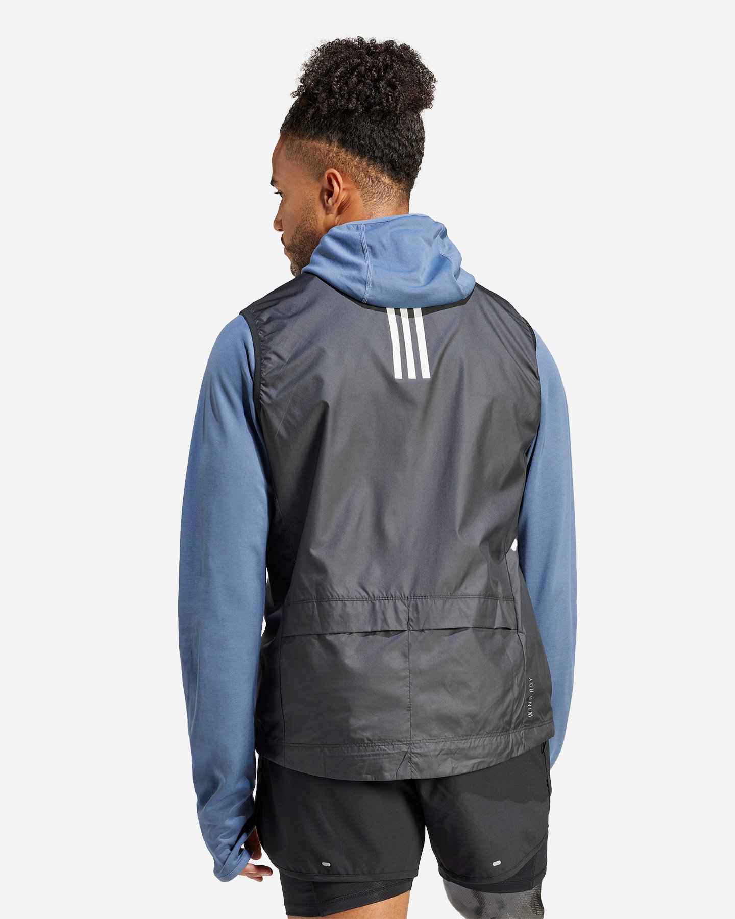 Giacca running ADIDAS OTR M - Nero - 2 | Cisalfa Sport