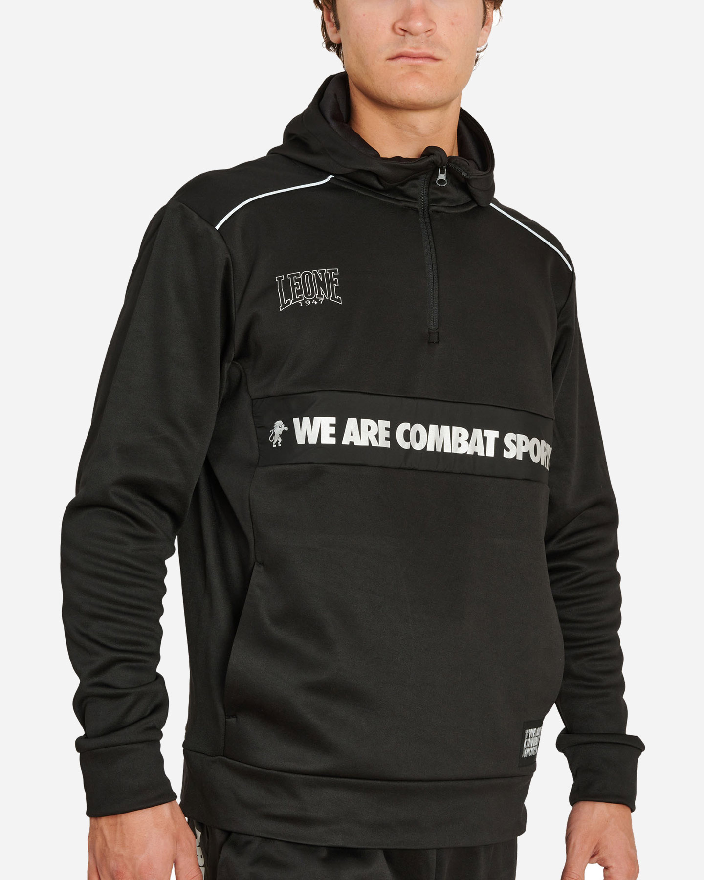 Felpa training LEONE OUTLINE  - Nero - 1 | Cisalfa Sport