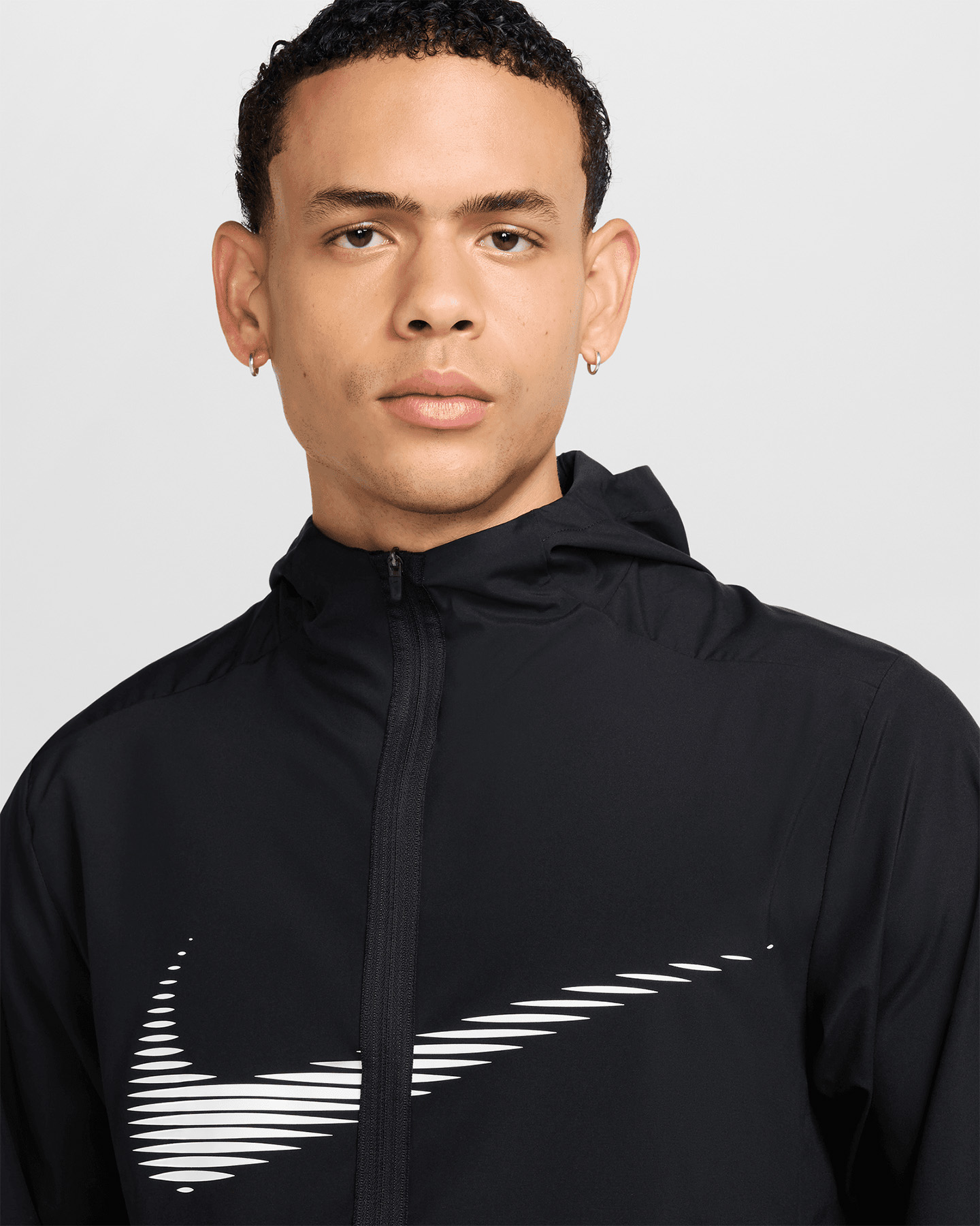 Felpa training NIKE DRI FIT SWOOSH M - Nero - 4 | Cisalfa Sport