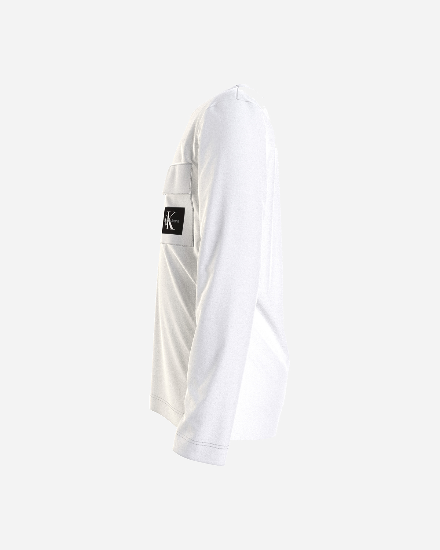 T-shirt CALVIN KLEIN JEANS POCKET JR - Bianco - 3 | Cisalfa Sport