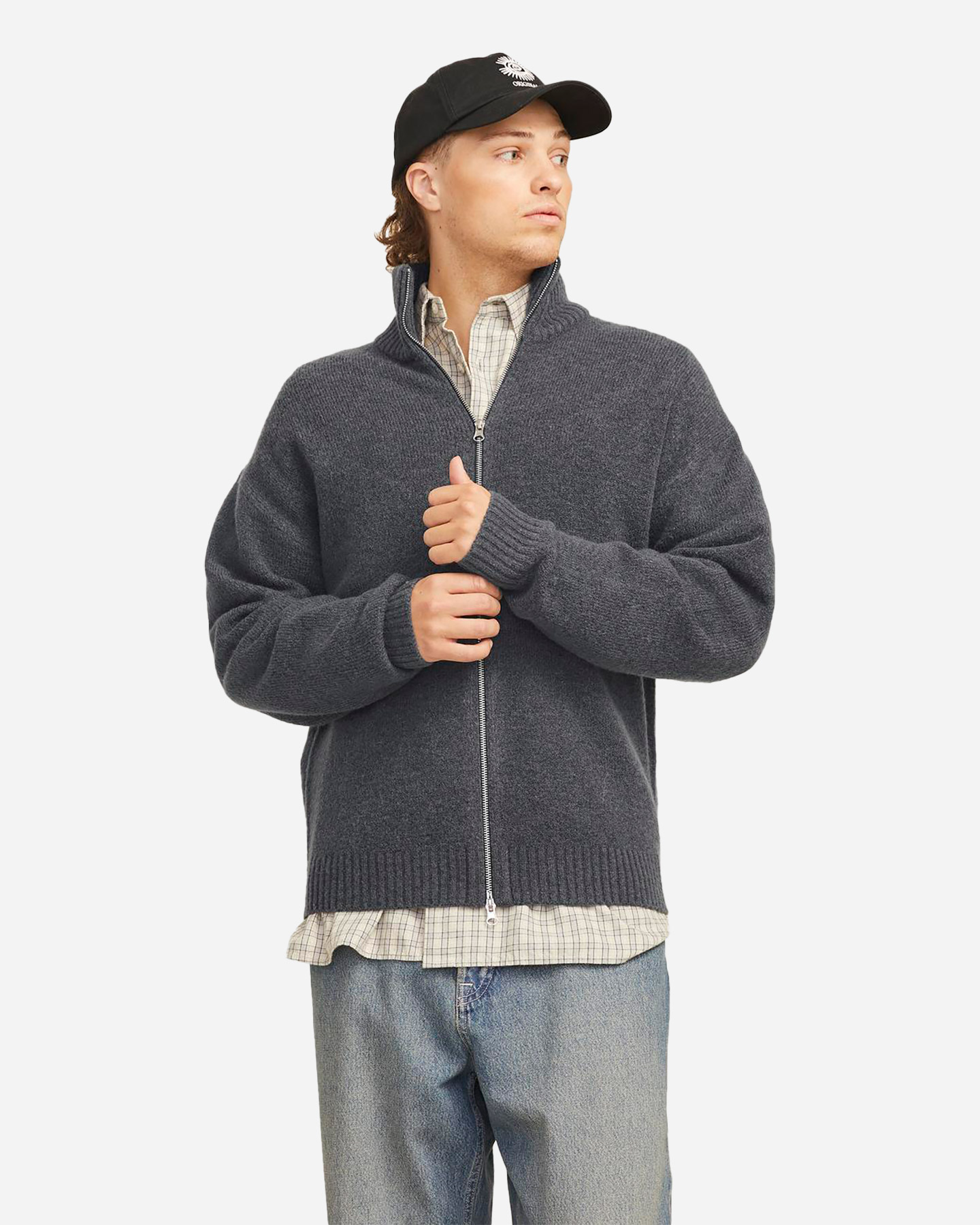 Cardigan JACK & JONES OROLLIE M - Grigio - 1 | Cisalfa Sport