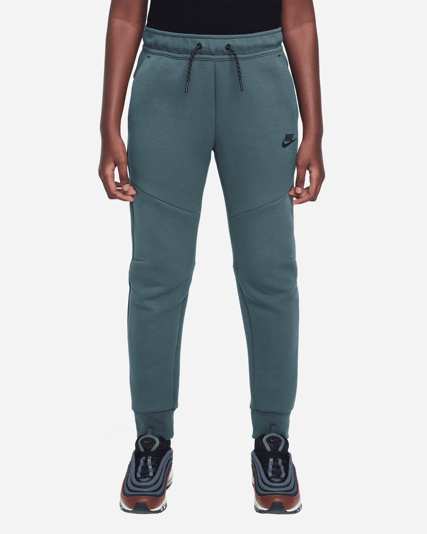 Pantalone NIKE TECH FLEECE 2 JR - Verde - 0 | Cisalfa Sport