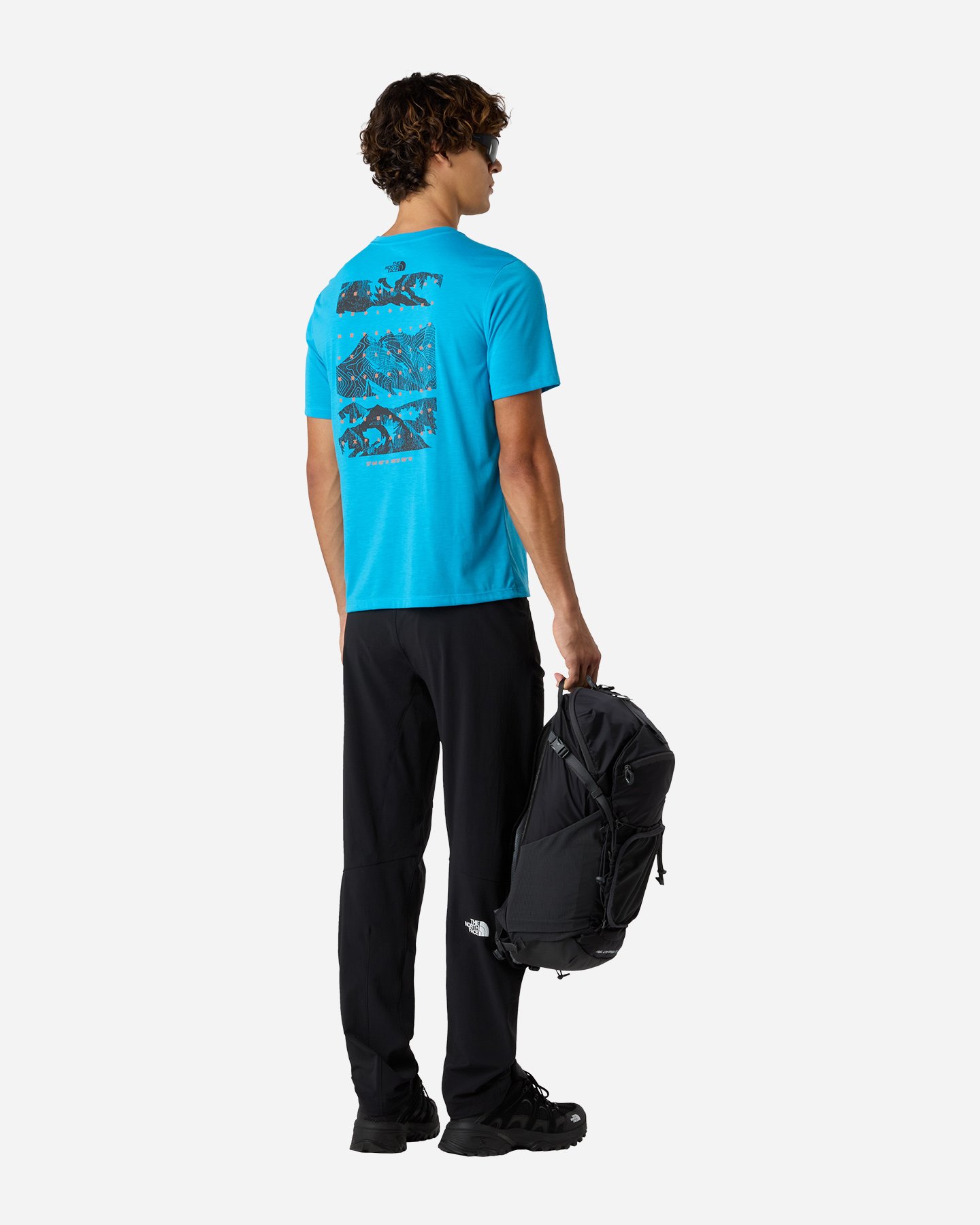 T-shirt THE NORTH FACE FOUNDATION MOUNTAIN M - Blu - 4 | Cisalfa Sport