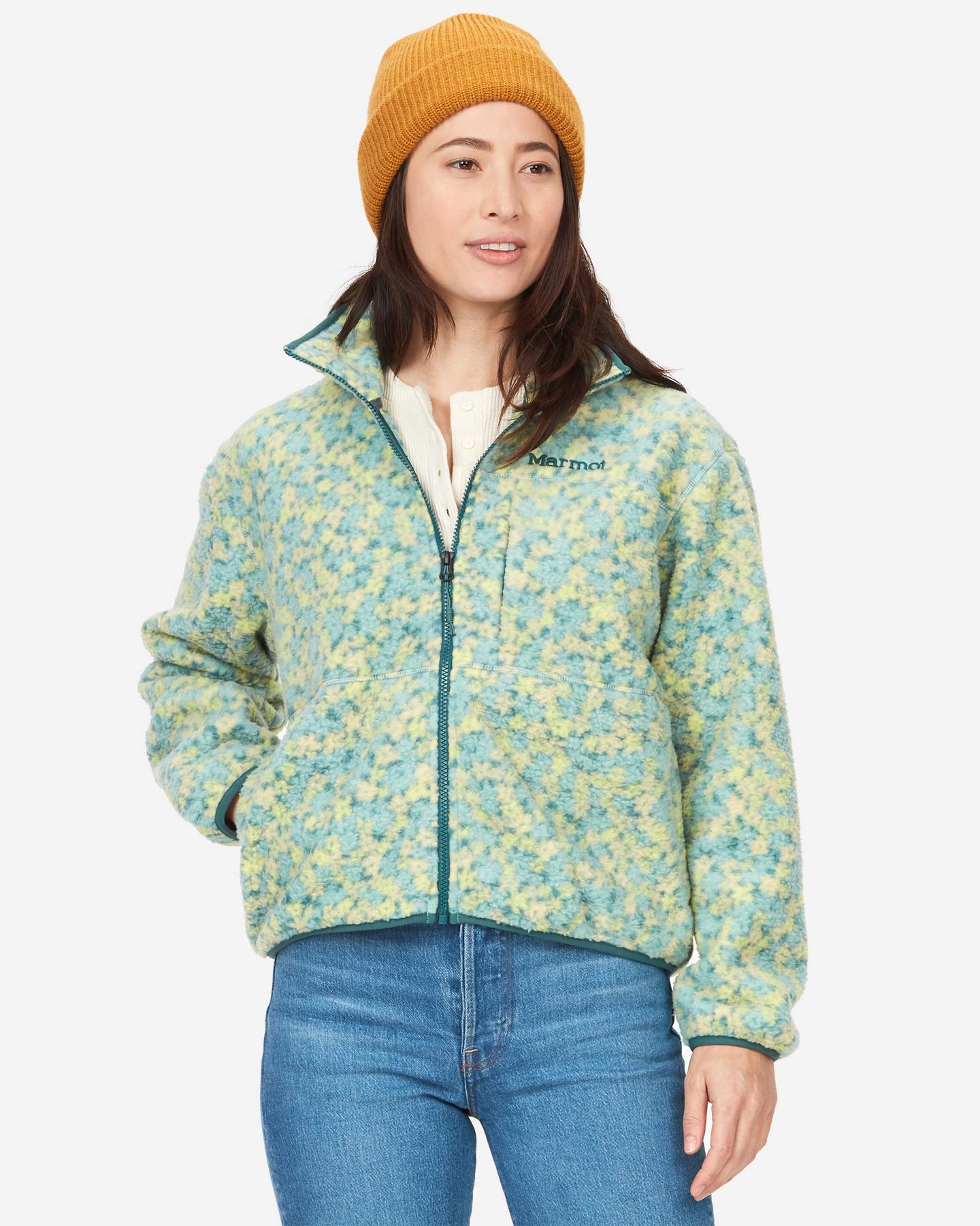 Pile MARMOT AROS PRINTED W - Color mix - 2 | Cisalfa Sport