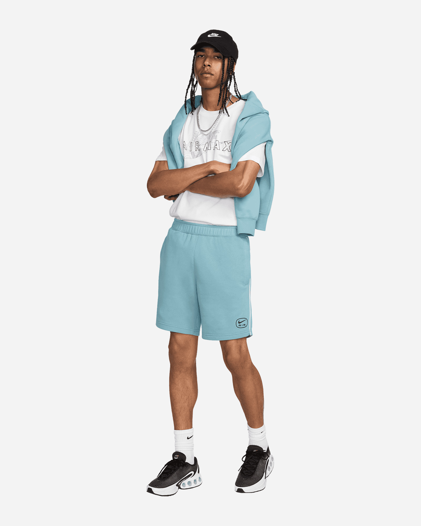 Pantaloncini NIKE NSW AIR M - Azzurro - 5 | Cisalfa Sport