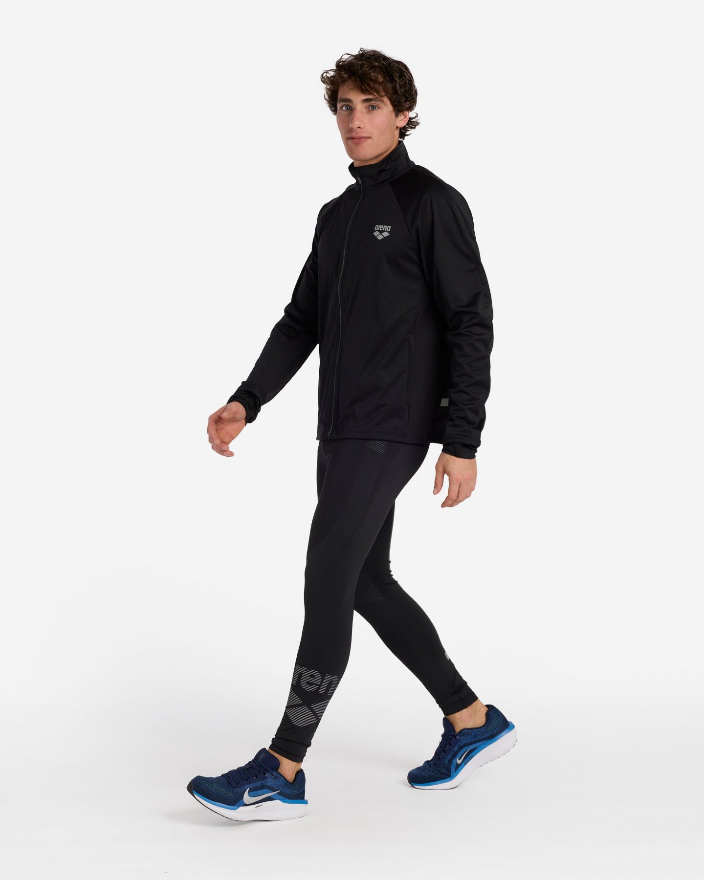 Giacca running ARENA CARDIO M - Nero - 4 | Cisalfa Sport
