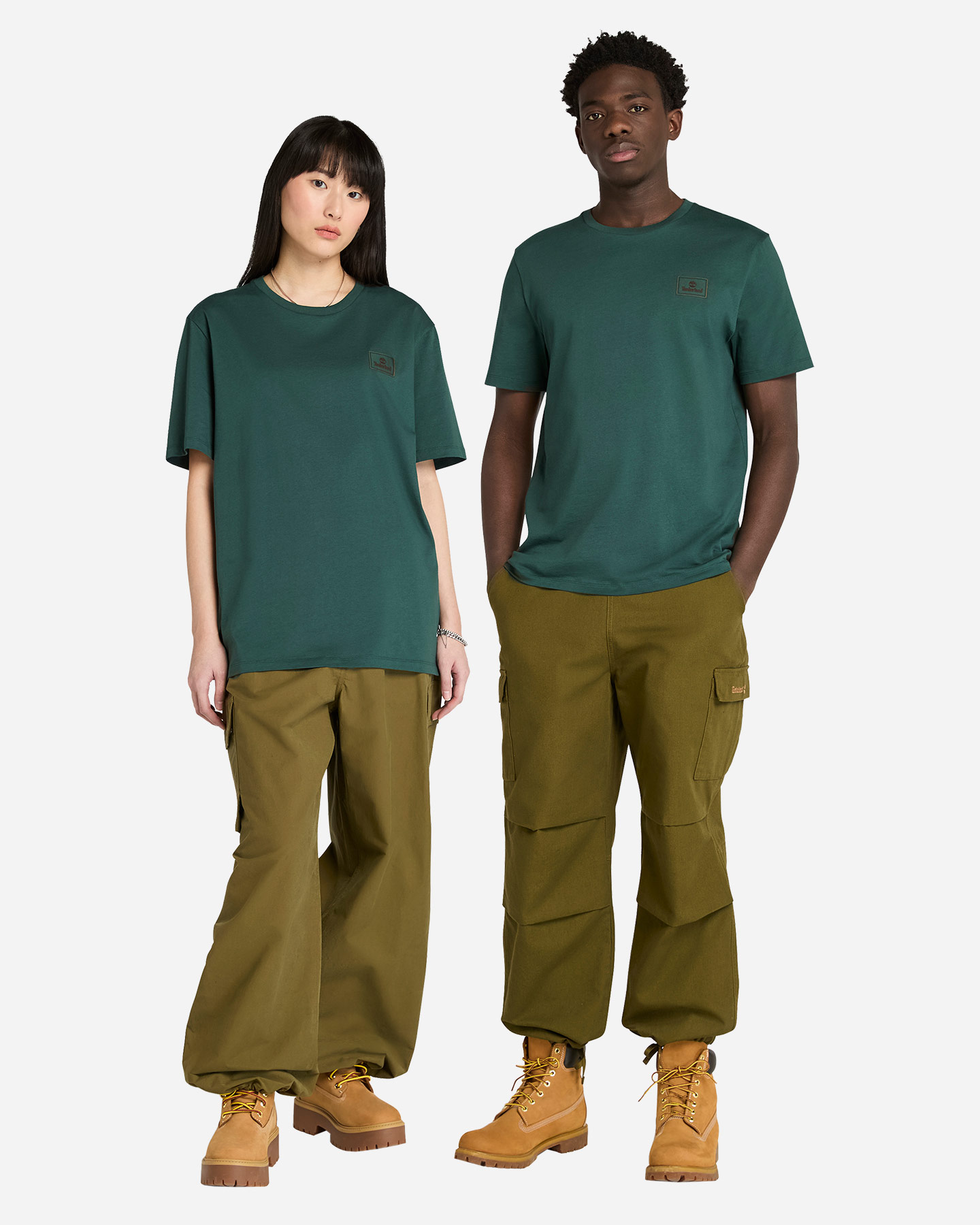 T-shirt TIMBERLAND BADGE M - Verde - 2 | Cisalfa Sport