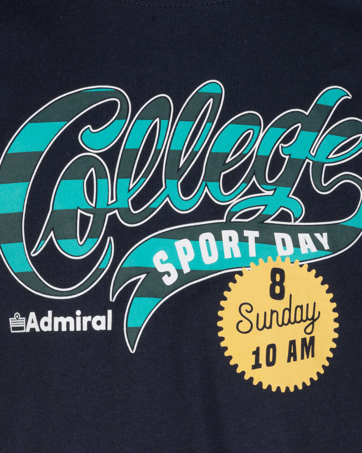 T-shirt ADMIRAL VARSITY PRO JR - Blu - 2 | Cisalfa Sport