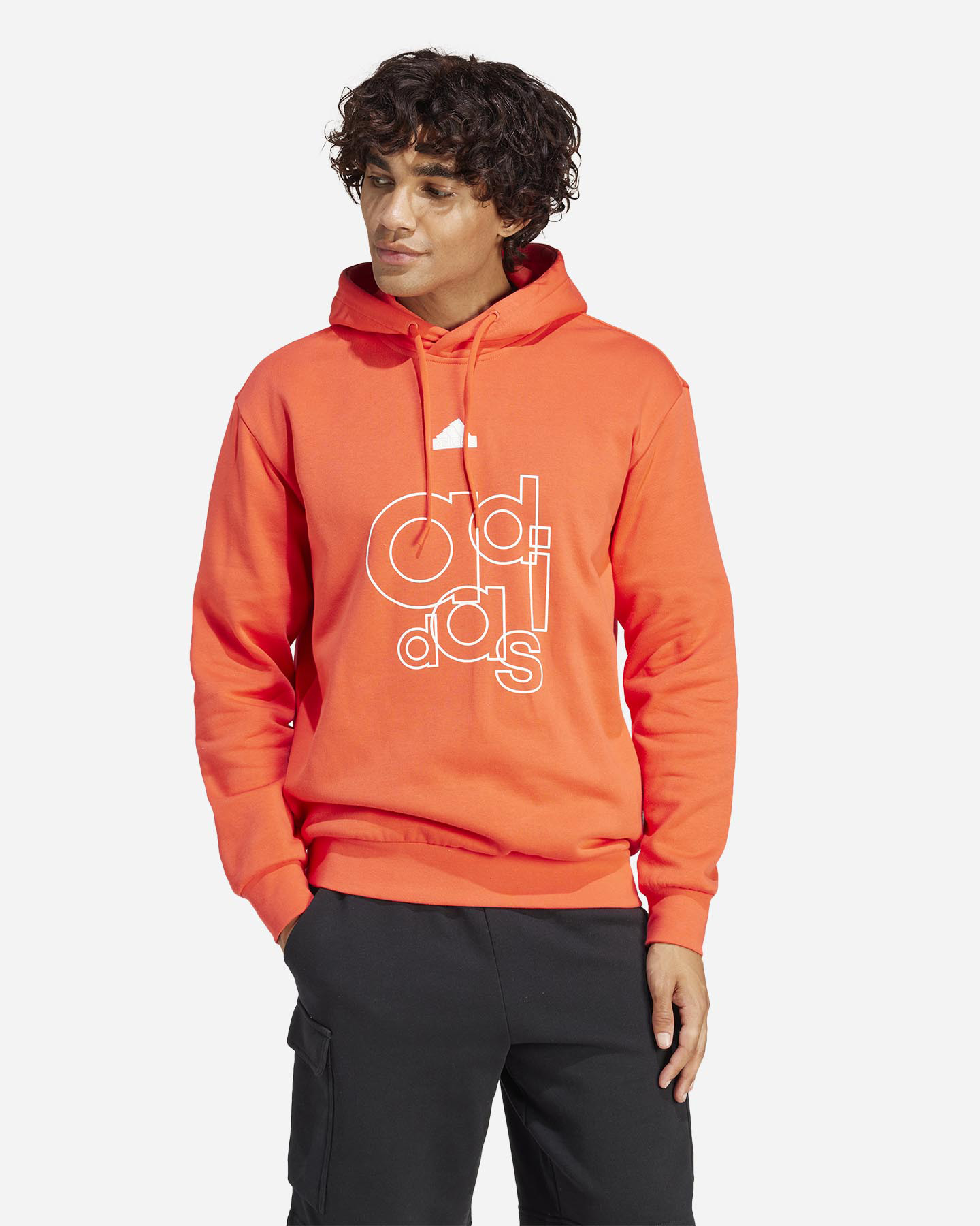 Felpa ADIDAS BRAND LOVE M - Arancione - 1 | Cisalfa Sport