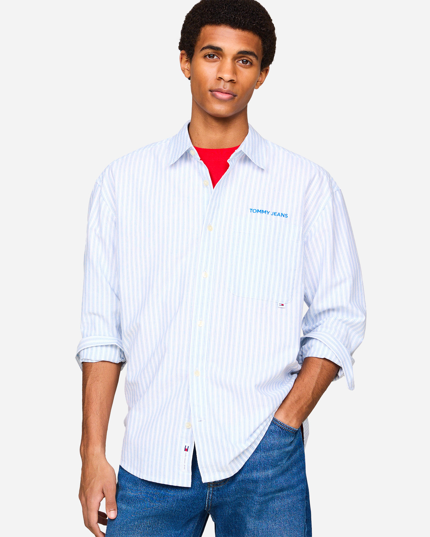 Camicia TOMMY HILFIGER STRIPES M - Blu - 1 | Cisalfa Sport