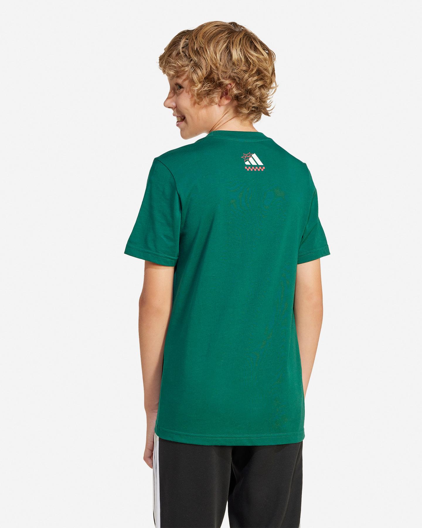 T-shirt ADIDAS PIZZA LOGO JR - Verde - 2 | Cisalfa Sport