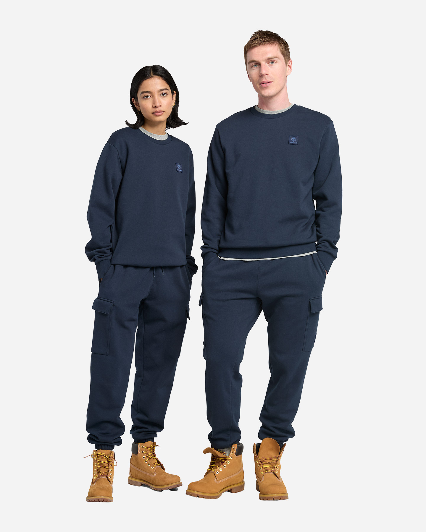 Felpa TIMBERLAND SMALL PATCH M - Blu - 3 | Cisalfa Sport