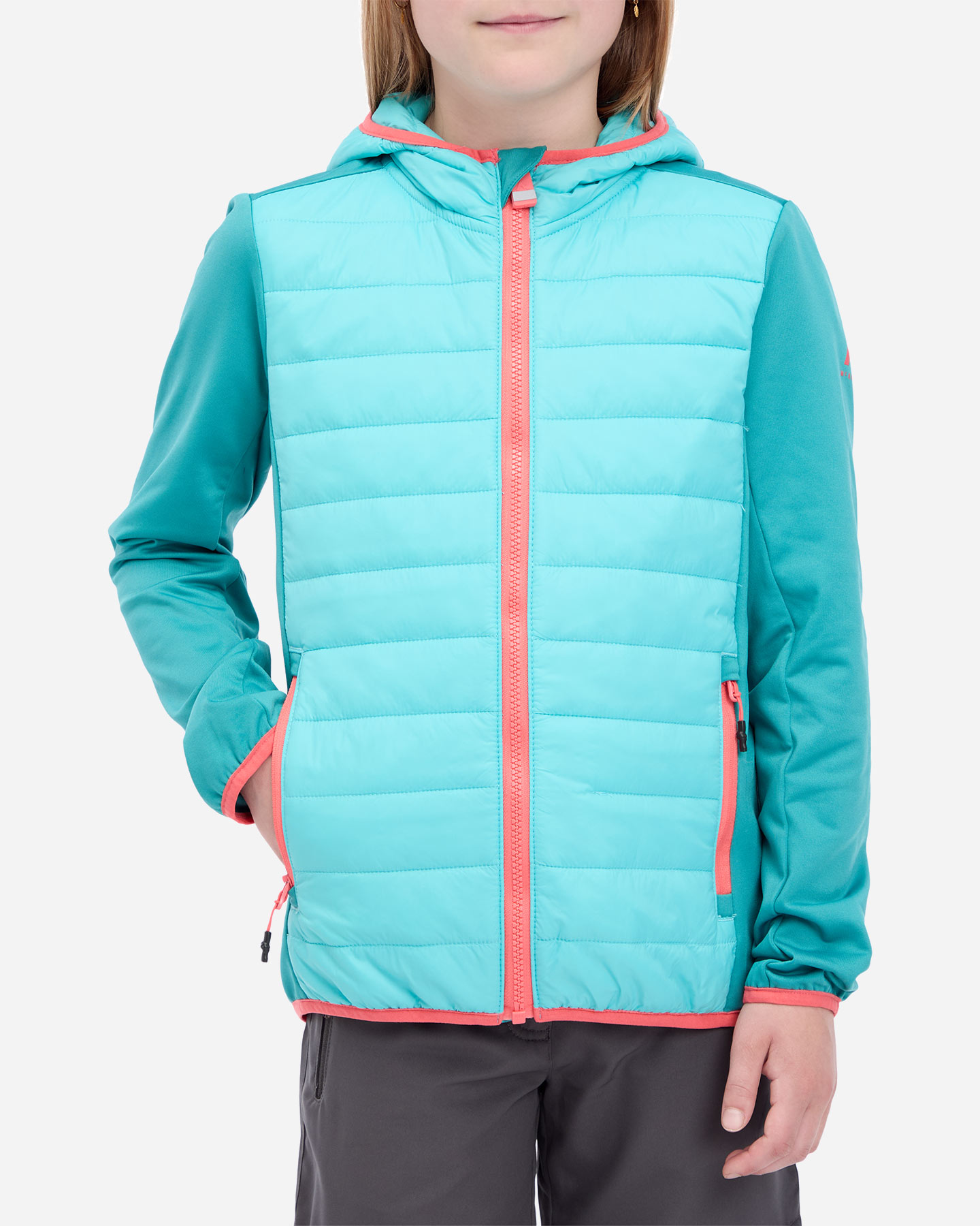 Giacca outdoor MCKINLEY SAGAN HYBRID JR - Verde - 1 | Cisalfa Sport