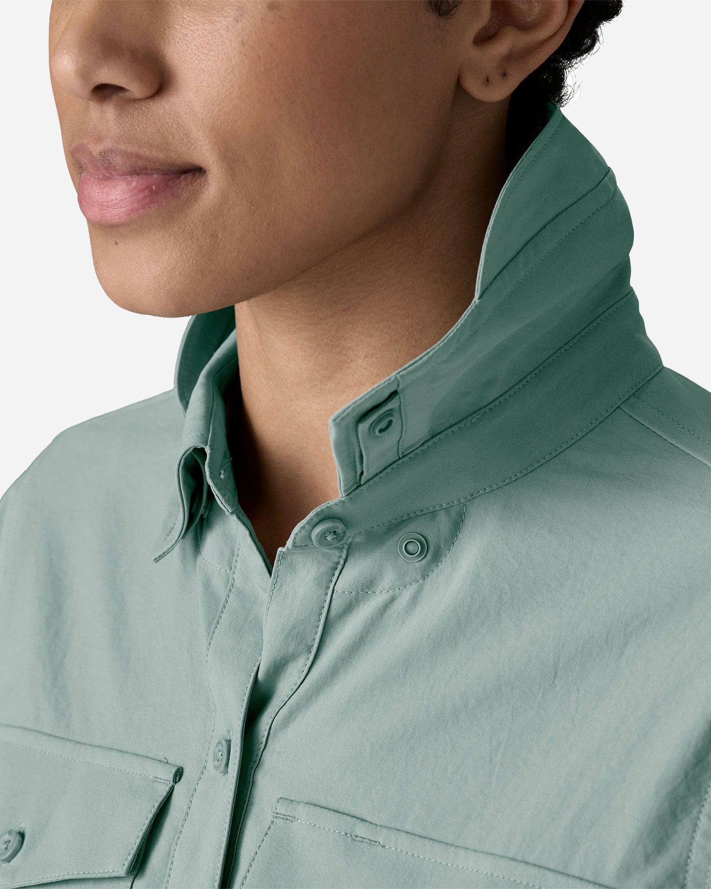 Felpa PATAGONIA SELF GUIDED SUN SHIRT W - Blu - 4 | Cisalfa Sport