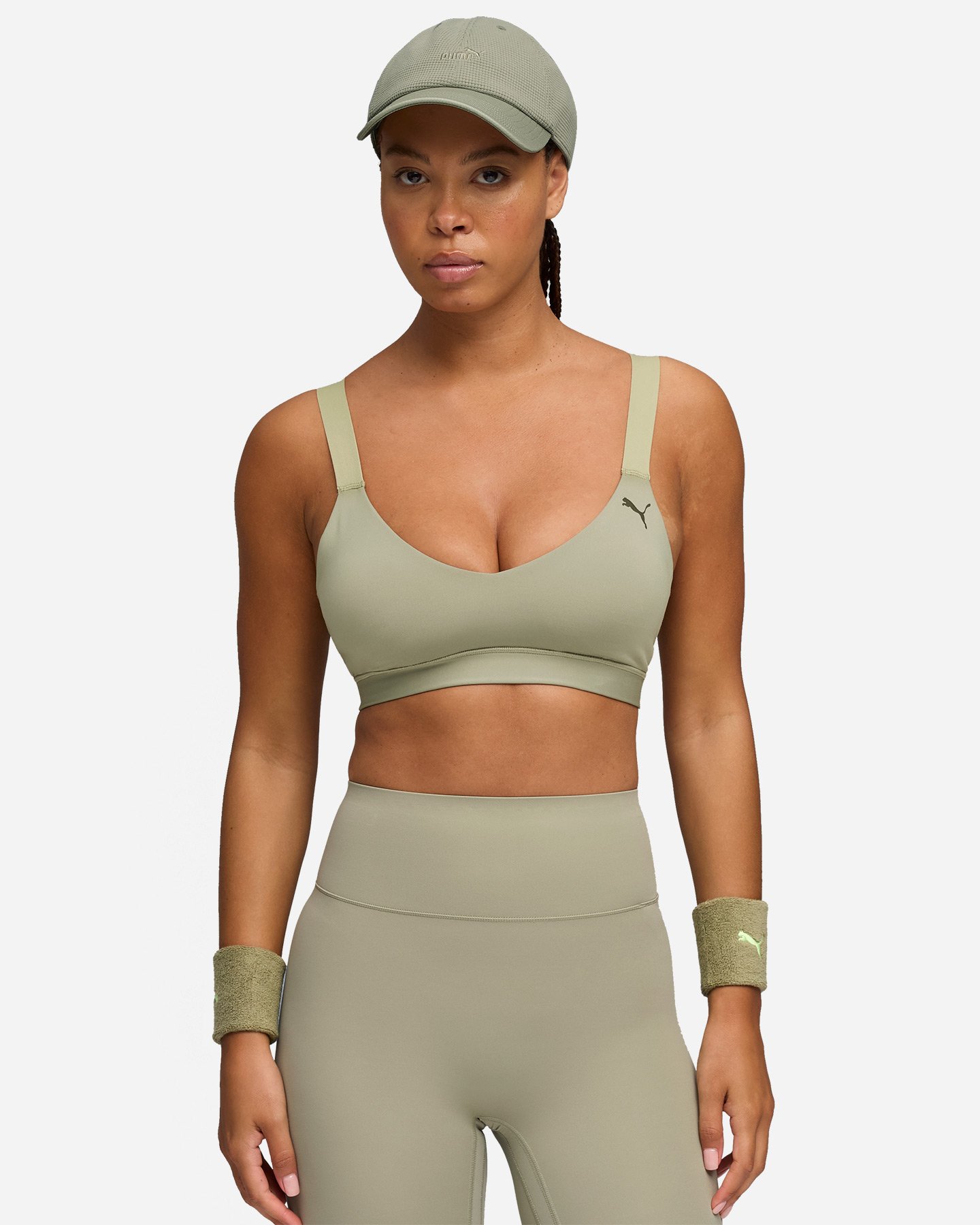 Bra training PUMA PWRSHAPE W - Verde - 2 | Cisalfa Sport