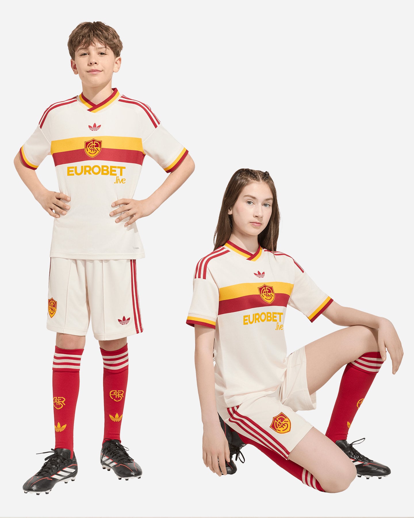 Abbigliamento calcio ufficiale ADIDAS MINIKIT AS ROMA 26-27 AWAY JR - 4 | Cisalfa Sport