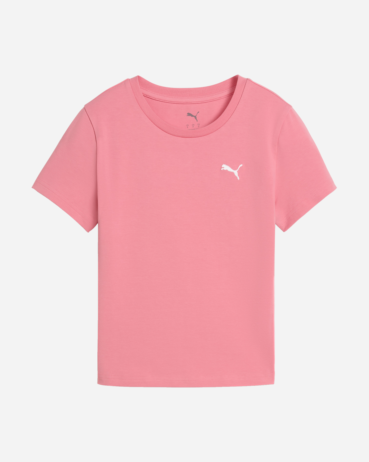 T-shirt PUMA WARDROBE ESSENTIAL SMALL LOGO W - Rosa - 0 | Cisalfa Sport