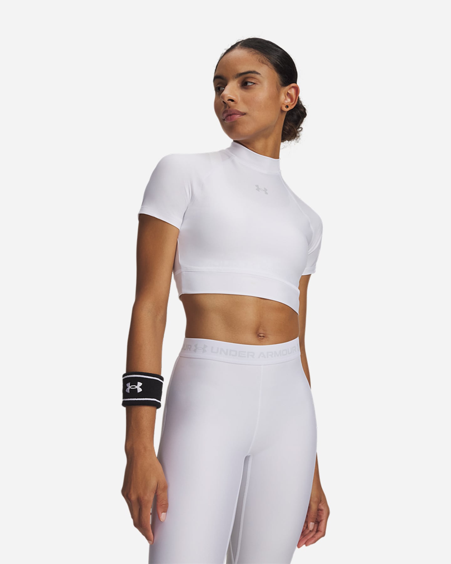 T-shirt training UNDER ARMOUR HEATGEAR W - Bianco - 0 | Cisalfa Sport
