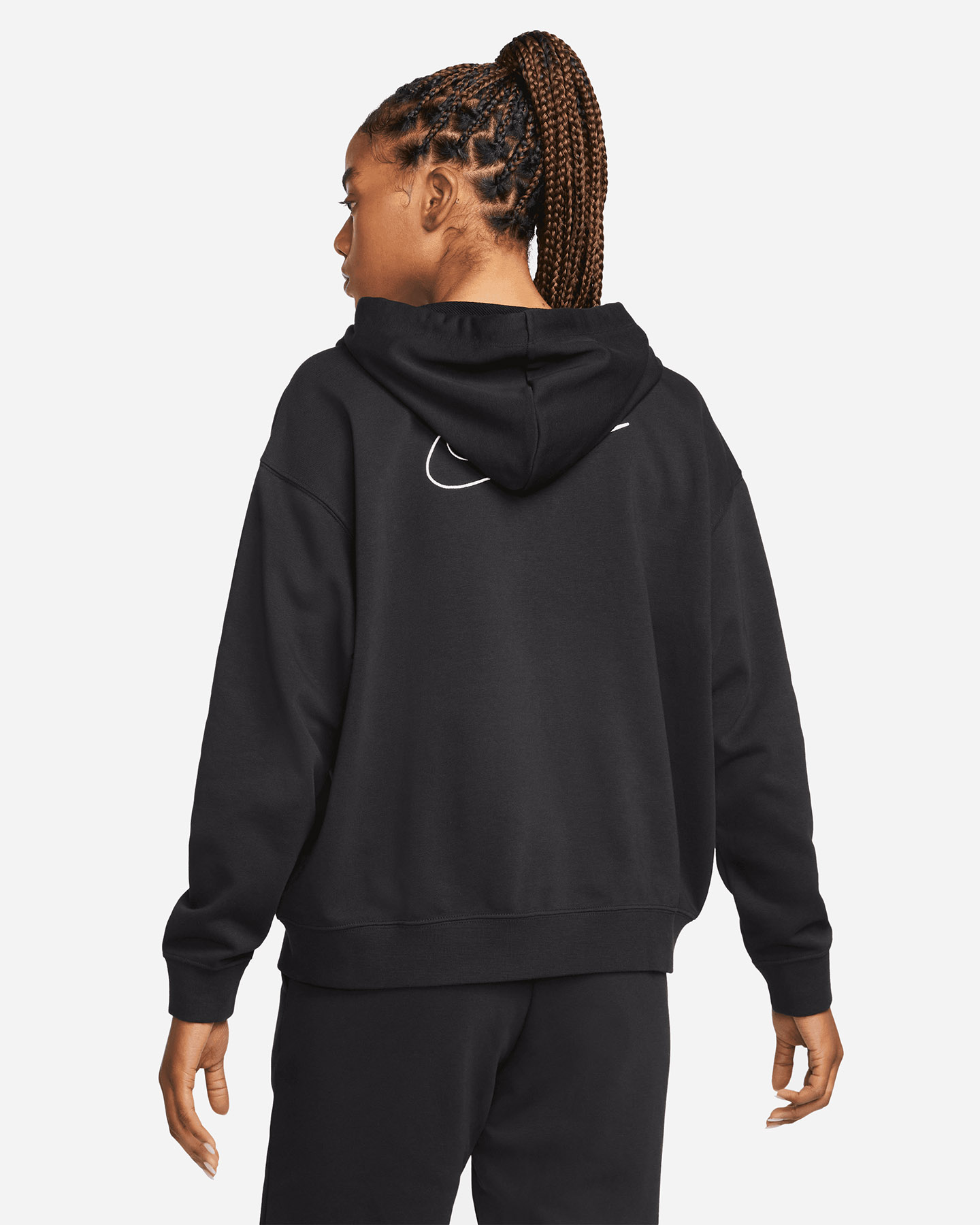 Felpa training NIKE BLOGO SWOOSH RETRO W - Nero - 1 | Cisalfa Sport