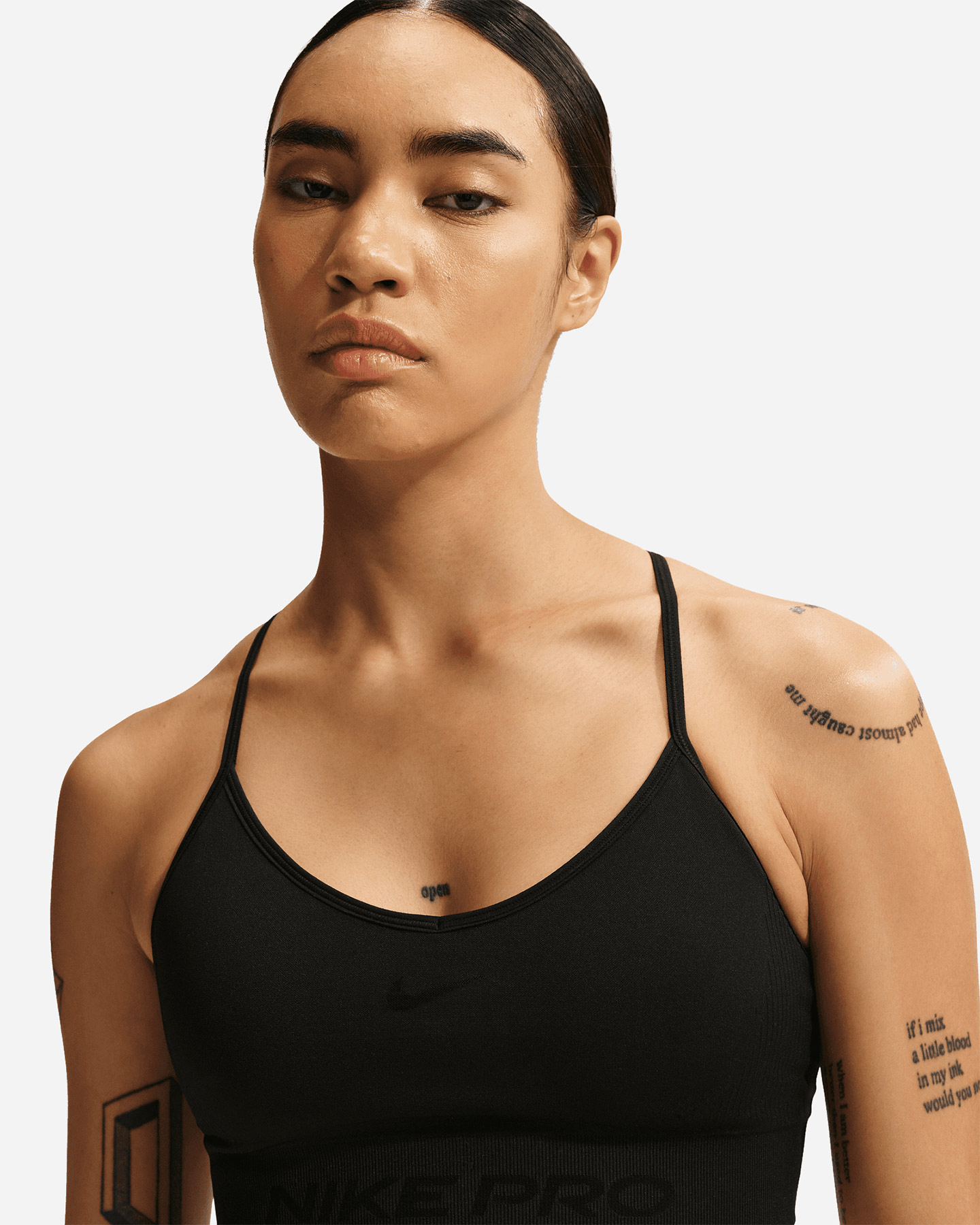 Bra training NIKE SEAMLESS LS PRO W - Nero - 3 | Cisalfa Sport