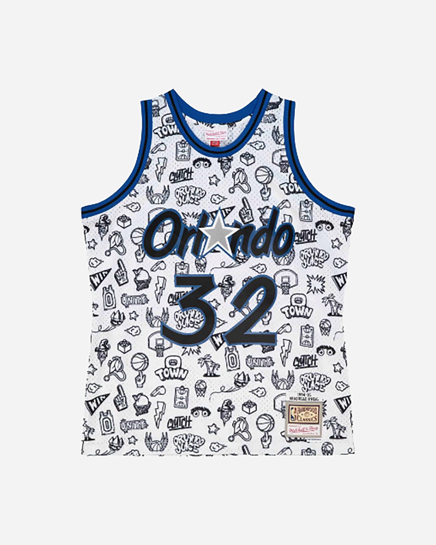 Abbigliamento basket MITCHELL&NESS NBA SWINGMAN ORLANDO MAGIC SHAQ 94 B M - Bianco - 0 | Cisalfa Sport