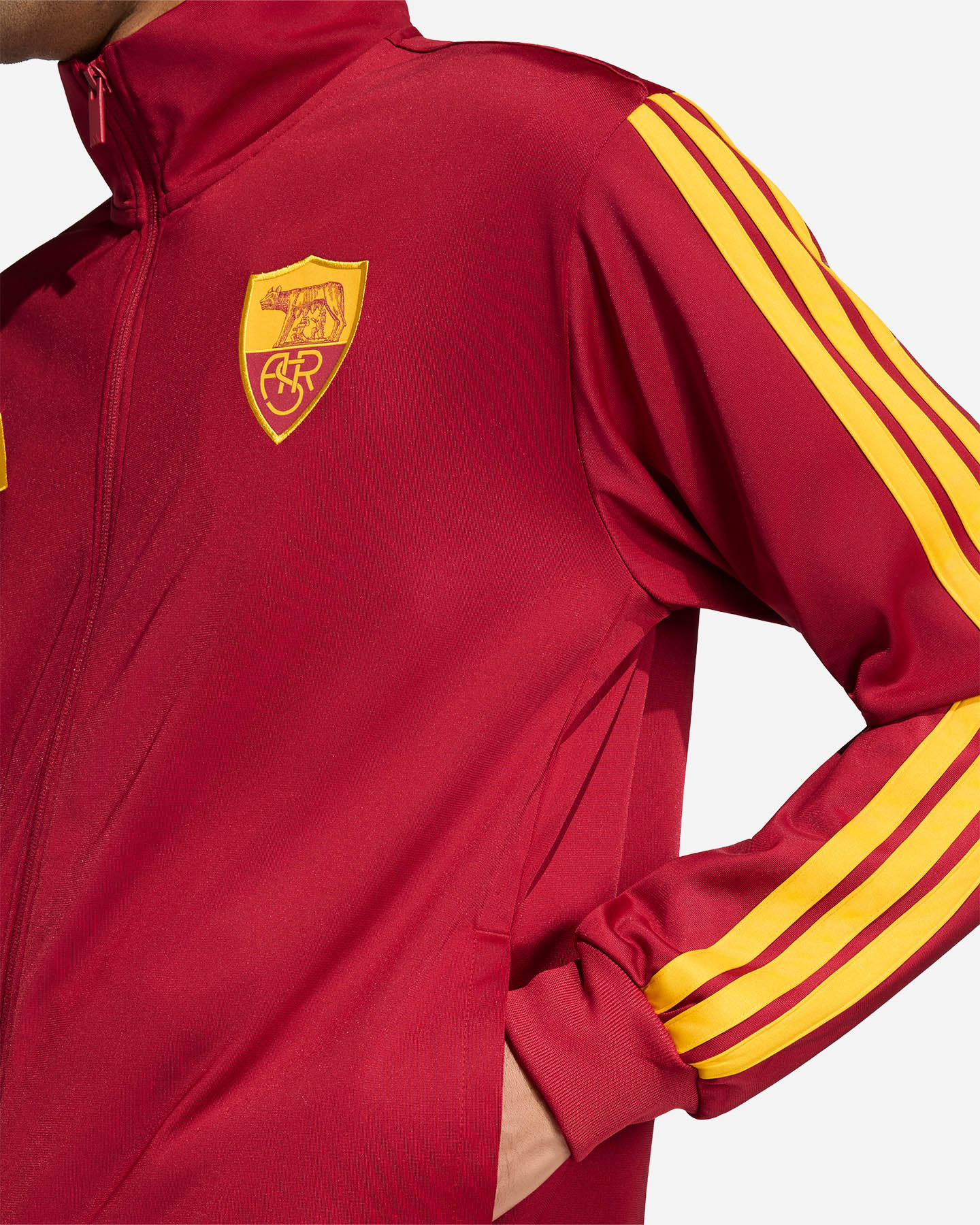Abbigliamento calcio ufficiale ADIDAS ROMA DNA 26-27 M - Rosso - 4 | Cisalfa Sport
