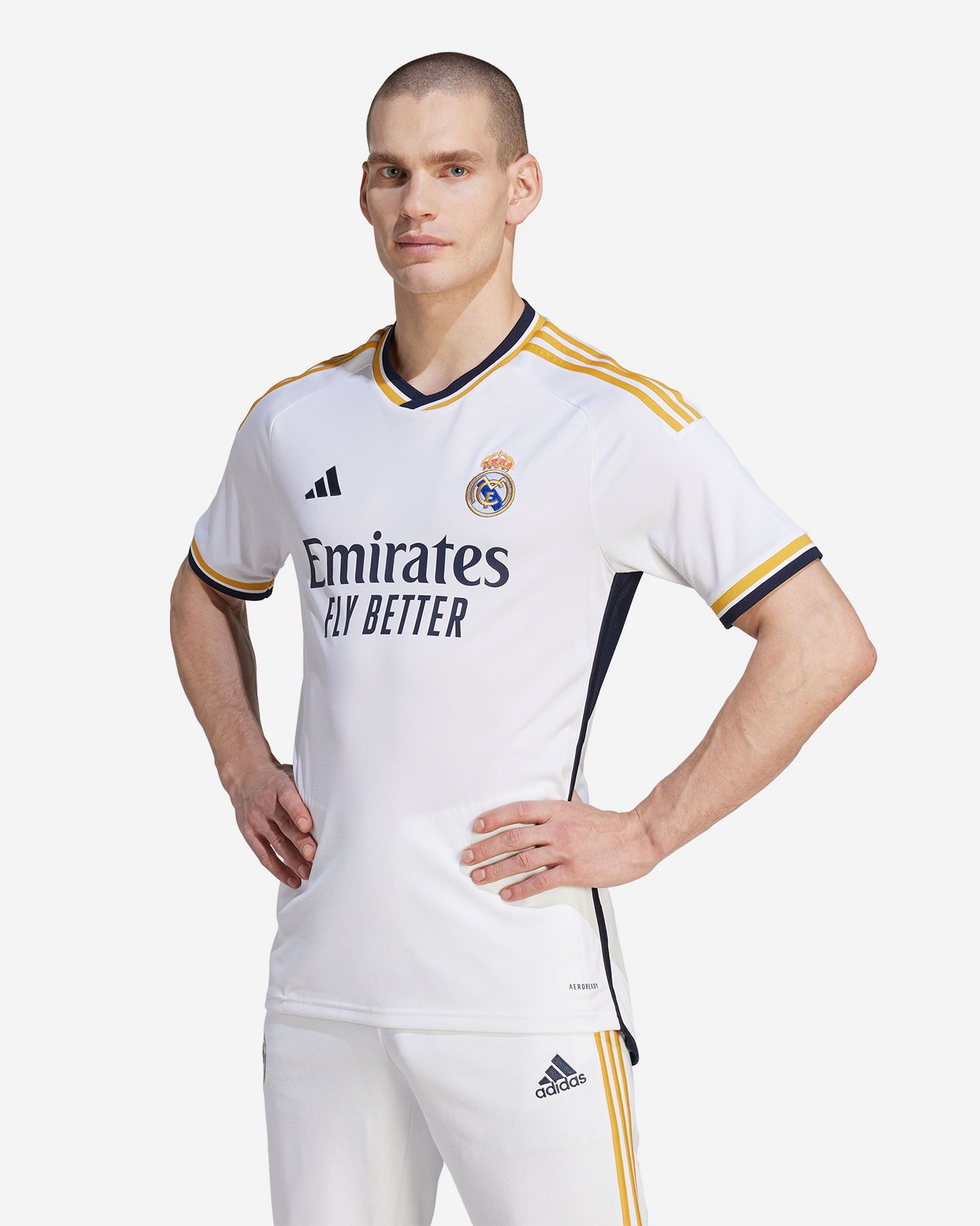 Maglia calcio ufficiale ADIDAS REAL MADRID HOME 23-24 M - Bianco - 2 | Cisalfa Sport