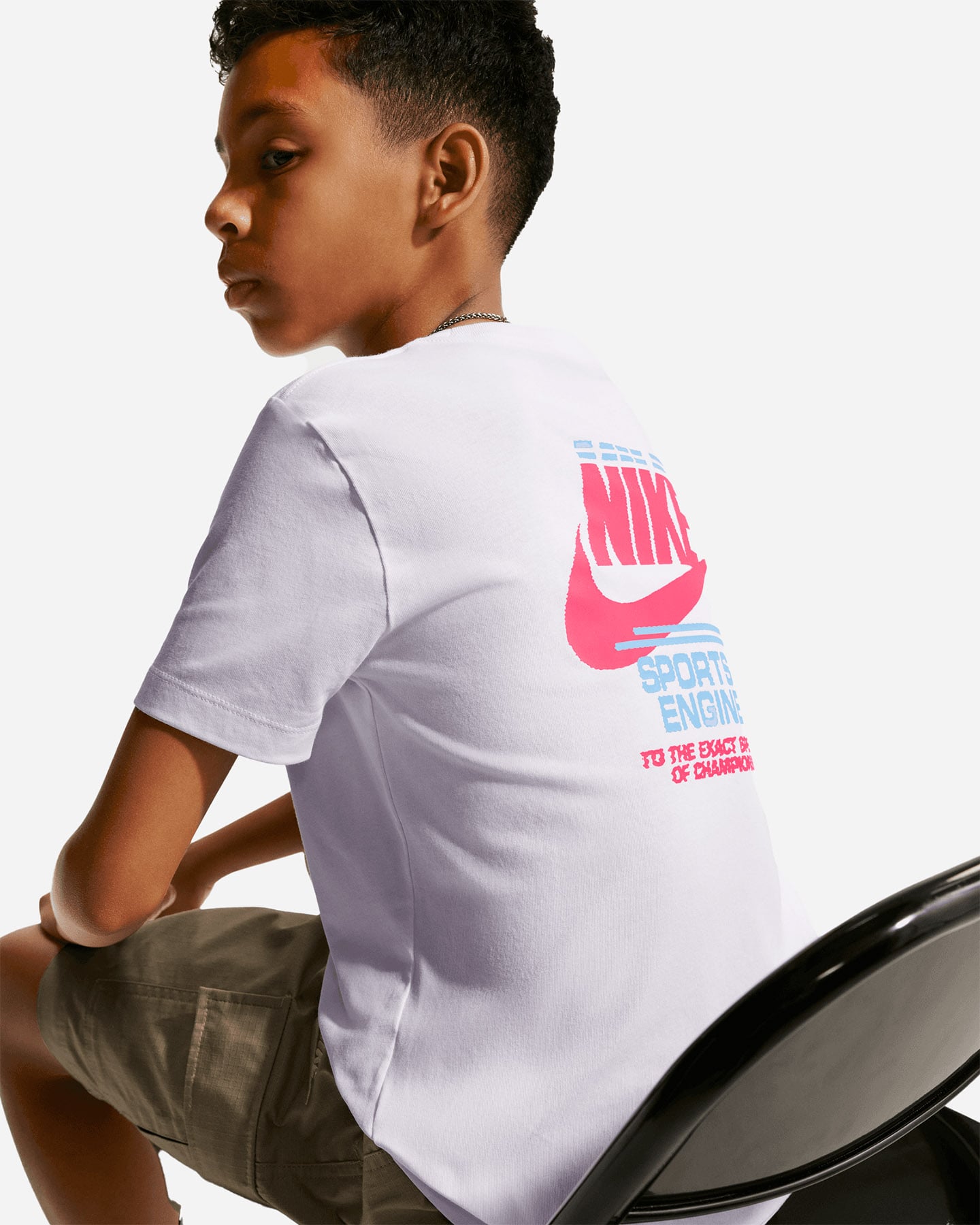 T-shirt NIKE POCKET JR - Bianco - 5 | Cisalfa Sport