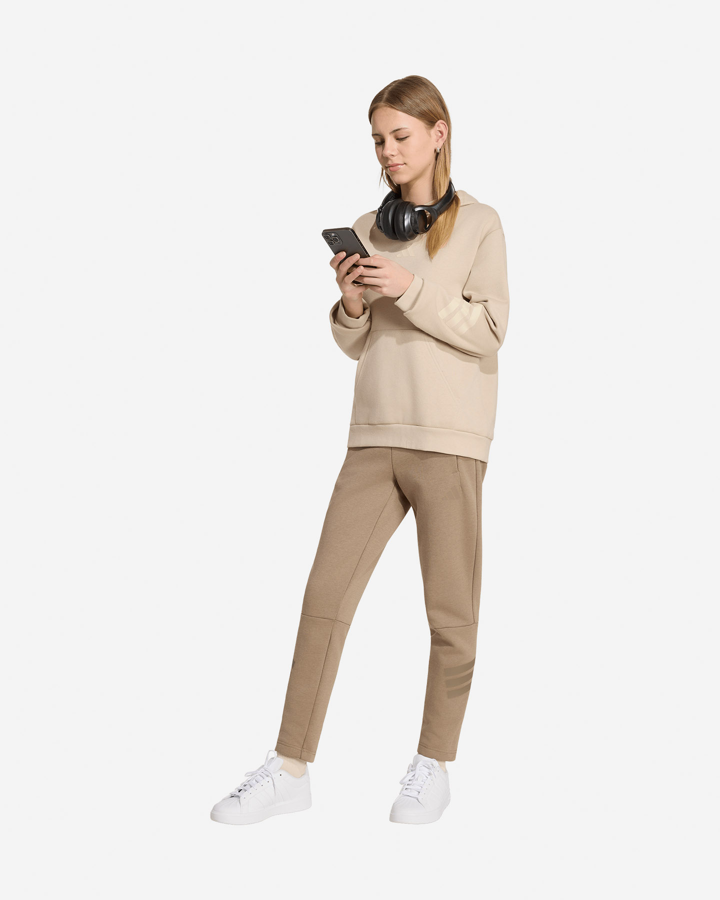 Felpa ADIDAS FUTURE ICONS JR - Beige - 2 | Cisalfa Sport