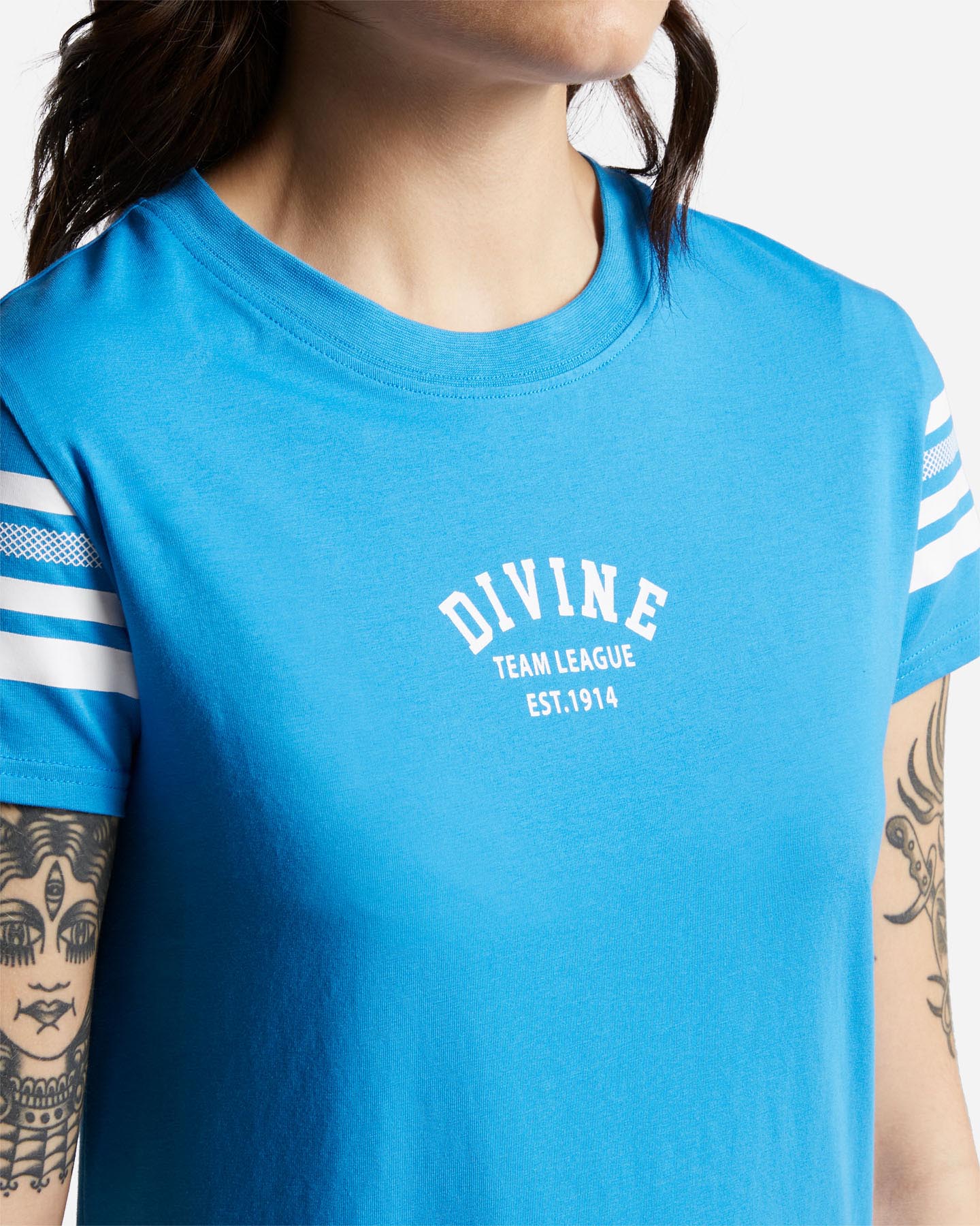 T-shirt ADMIRAL VARSITY W - Blu royal - 4 | Cisalfa Sport