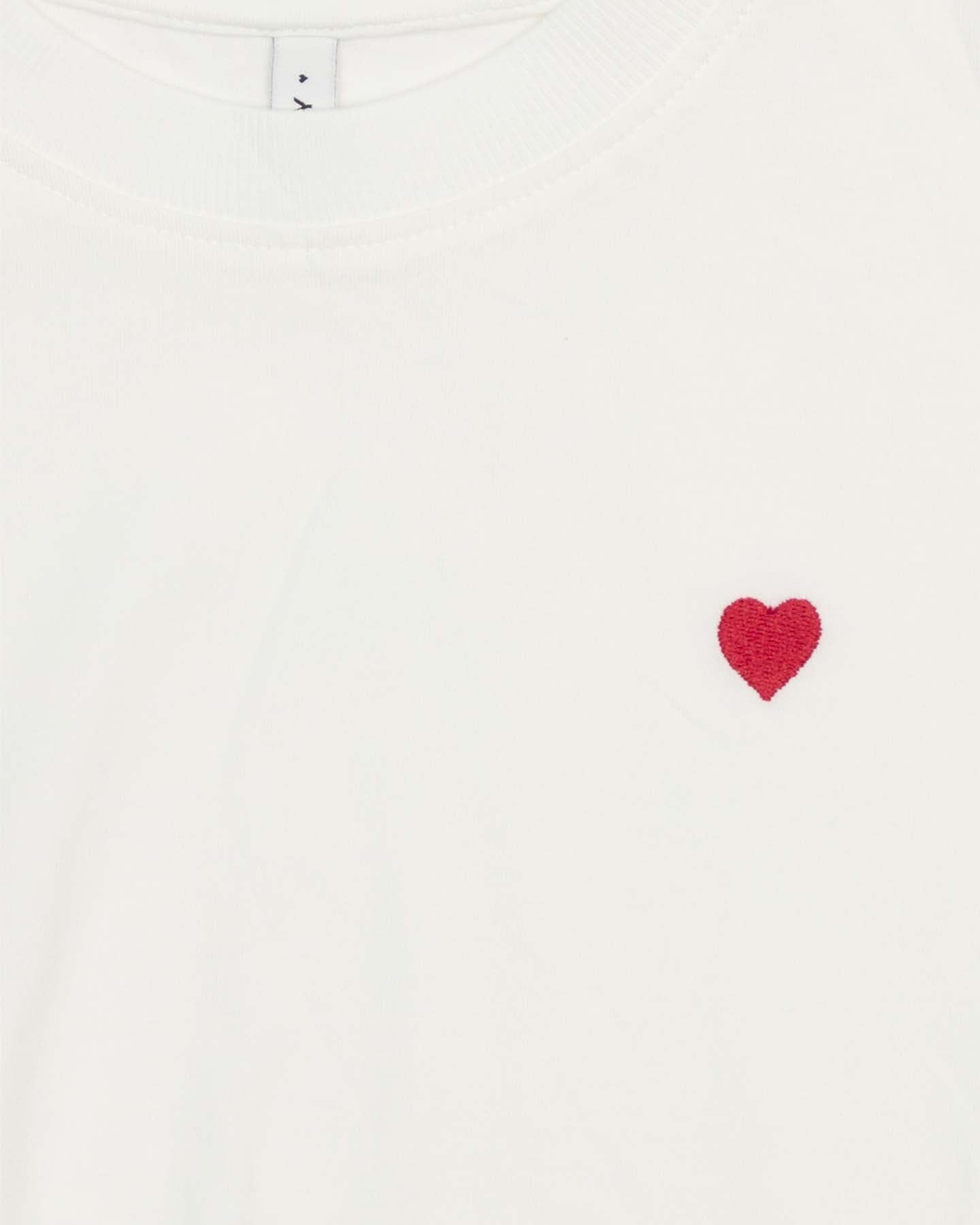 T-shirt ONLY JULIE HEART W - Bianco - 2 | Cisalfa Sport