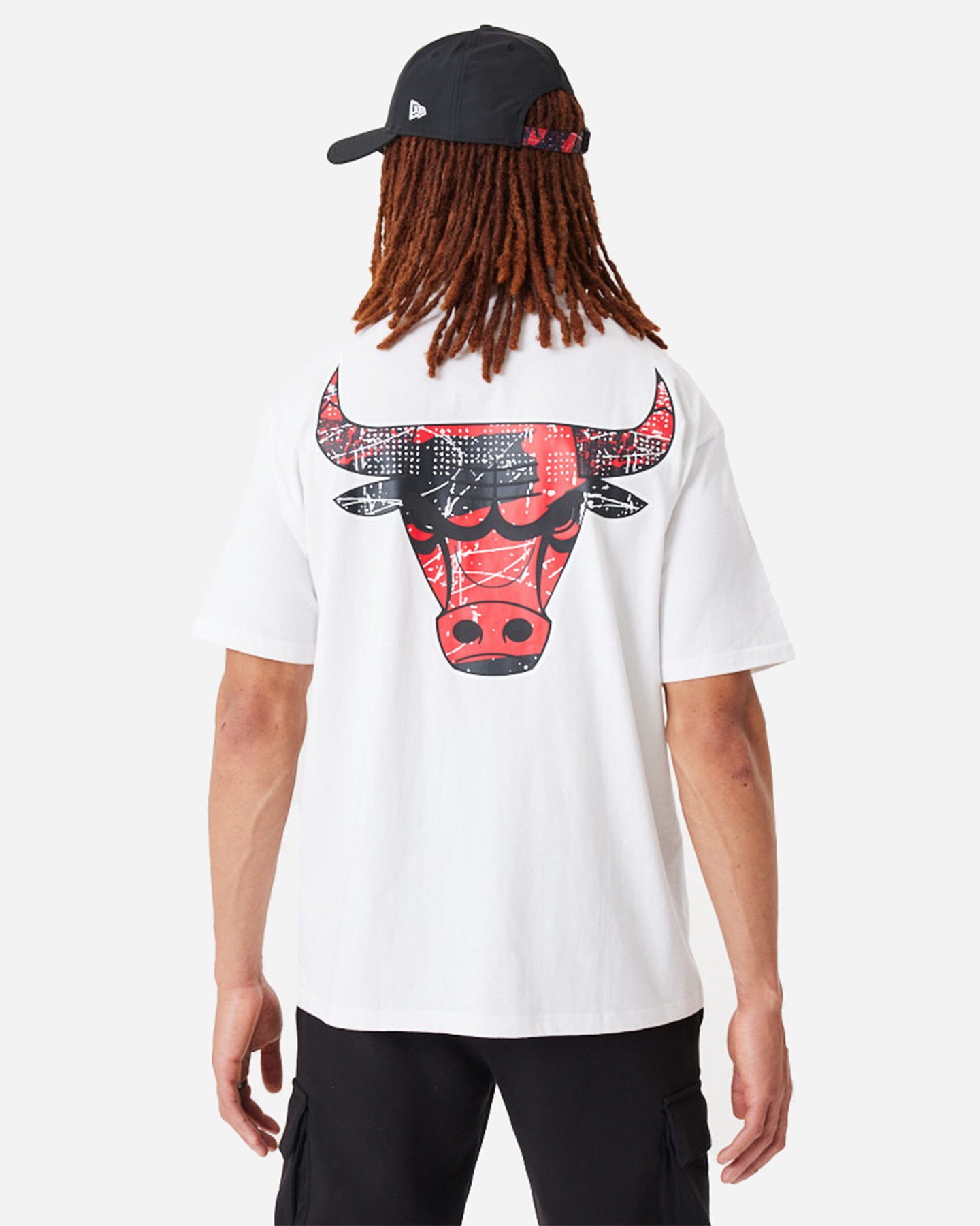 T-shirt NEW ERA INFILL LOGO CHICAGO BULLS  - Bianco - 1 | Cisalfa Sport
