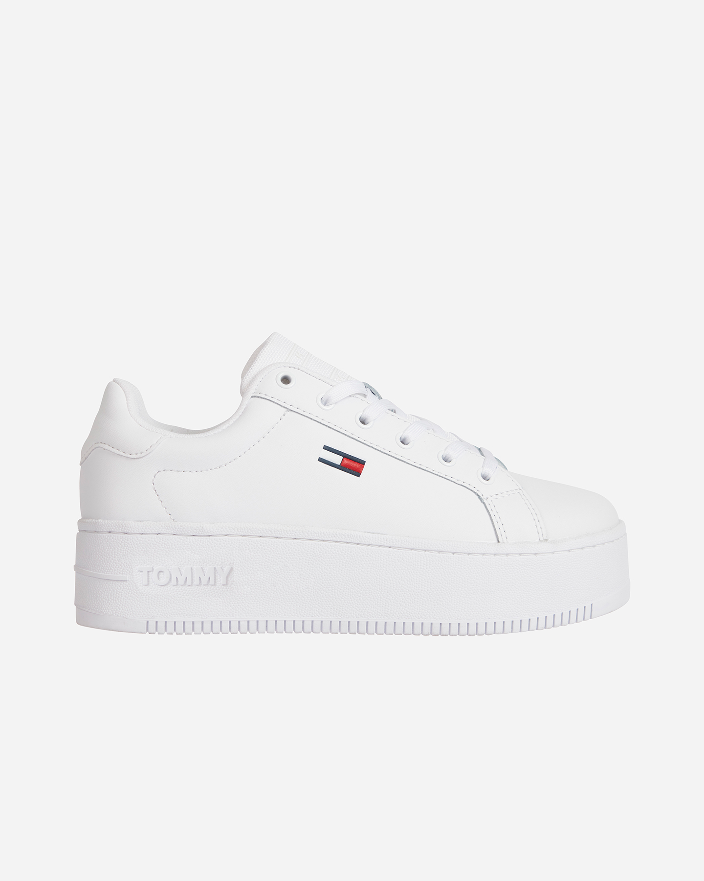 Scarpe sneakers TOMMY HILFIGER FLATFORM ESSENTIAL W - Bianco - 0 | Cisalfa Sport