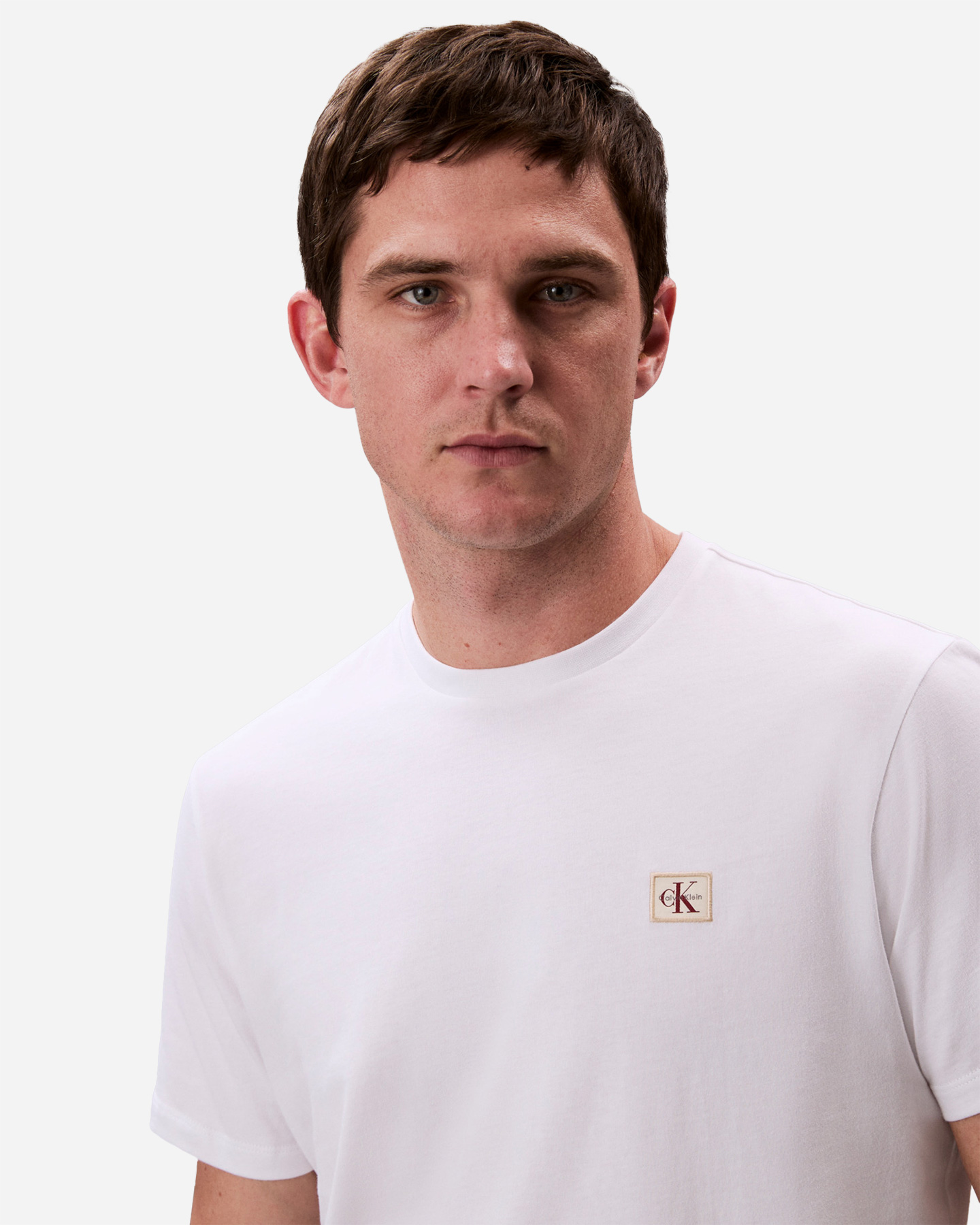 T-shirt CALVIN KLEIN JEANS BADGE M - Bianco - 4 | Cisalfa Sport