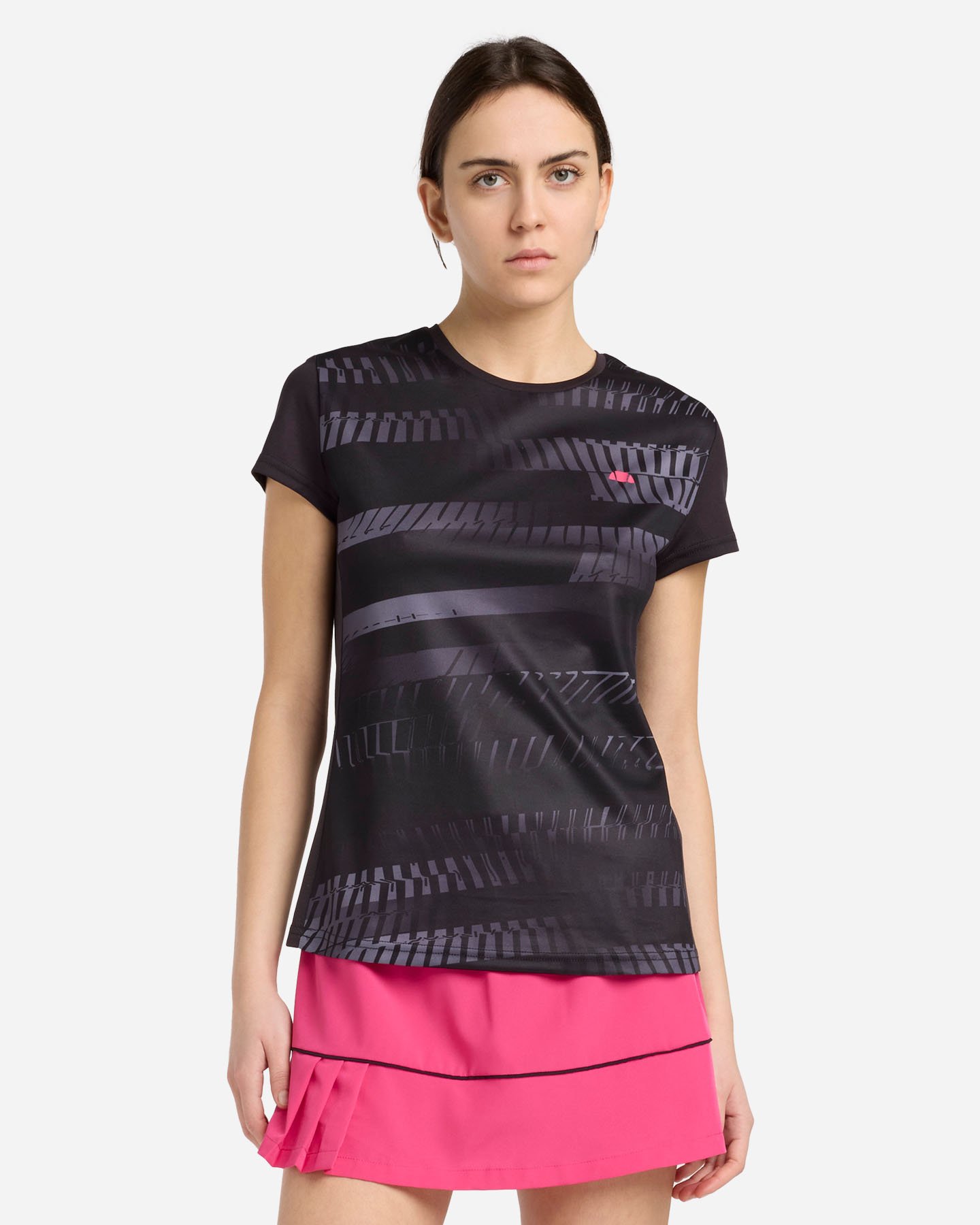 T-shirt tennis ELLESSE BOUNCE W - Nero - 1 | Cisalfa Sport
