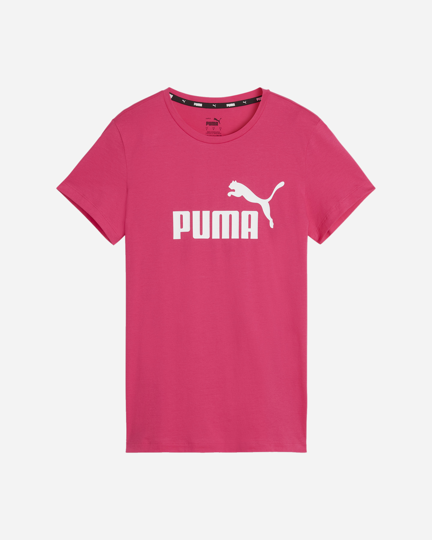 T-shirt PUMA ESSENTIAL LOGO W - Rosa - 0 | Cisalfa Sport