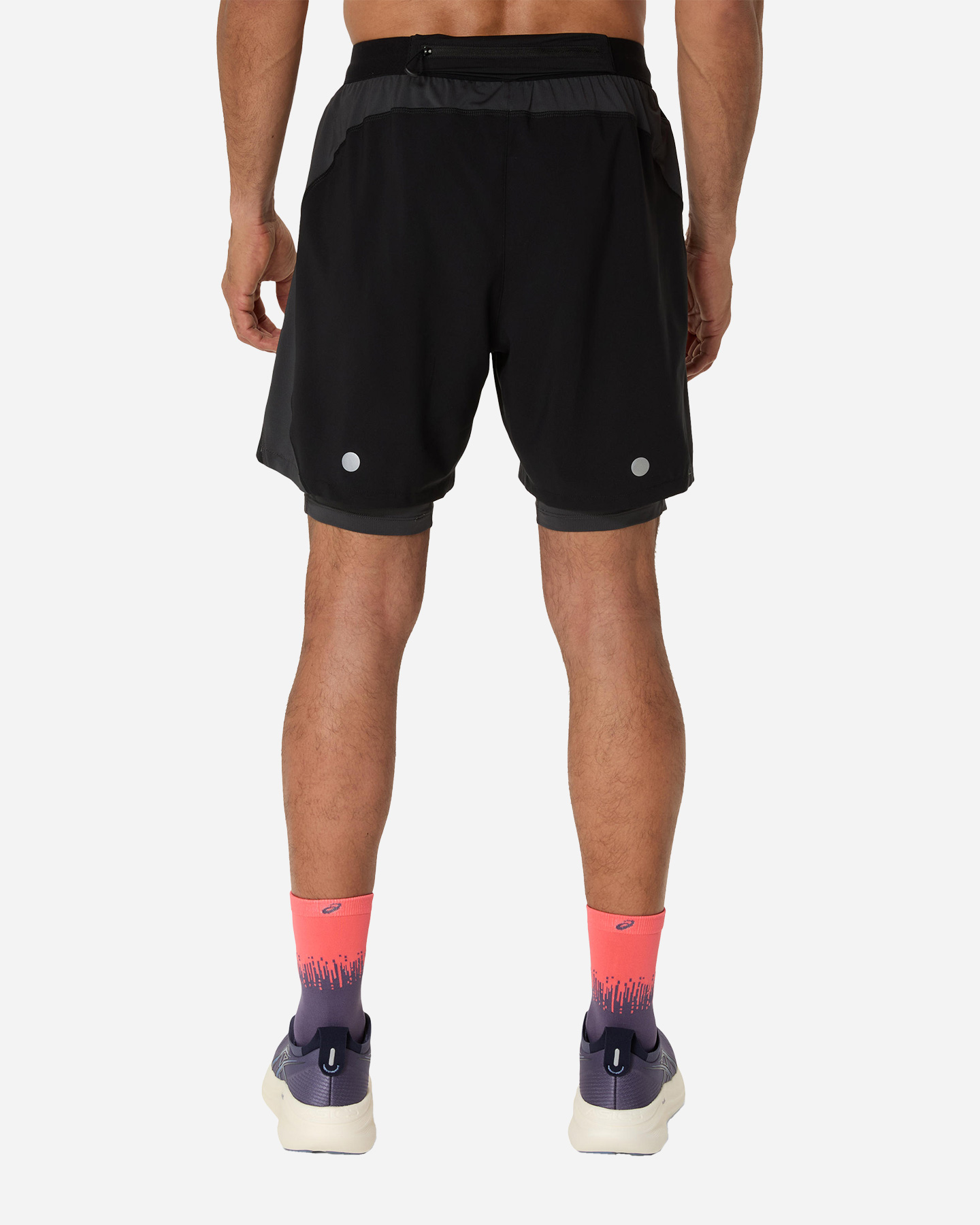 Short running ASICS ROAD 2N1 M - Nero - 2 | Cisalfa Sport