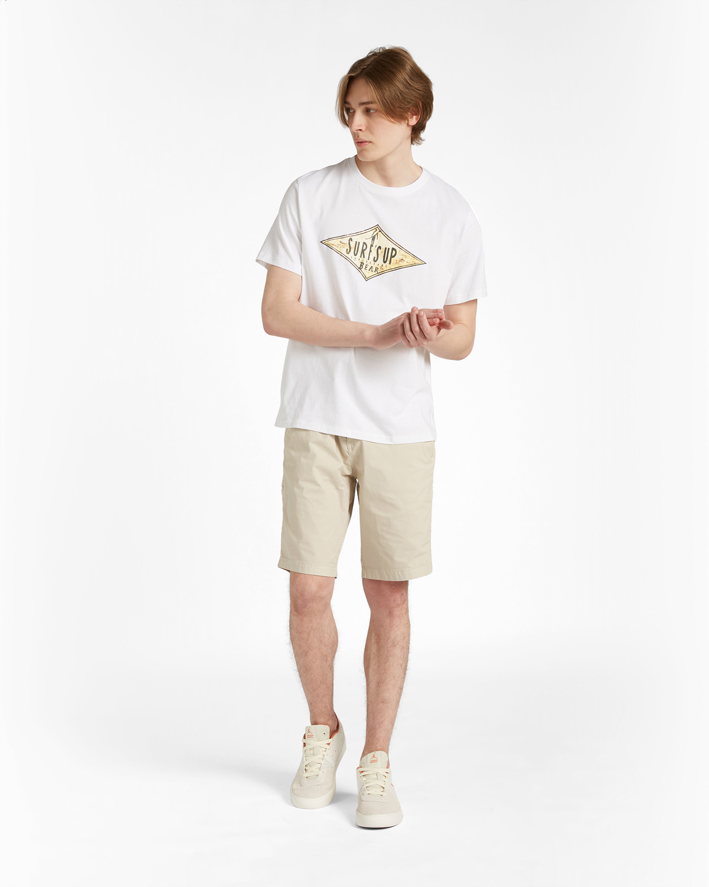 T-shirt BEAR SURFER CONCEPT M - Bianco - 1 | Cisalfa Sport