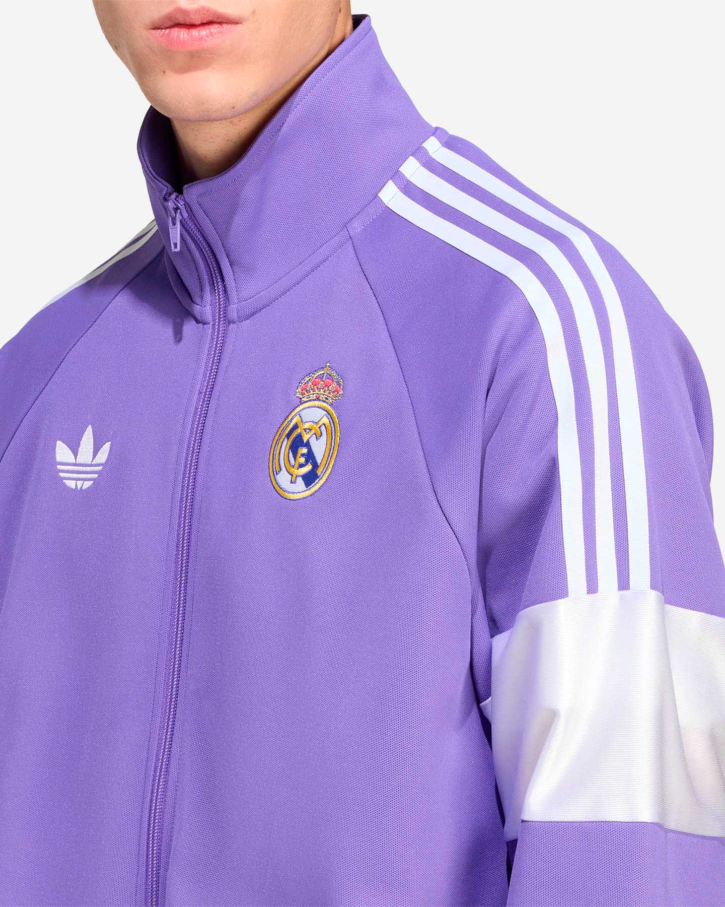 Felpa ADIDAS ORIGINALS REAL MADRID M - Viola - 5 | Cisalfa Sport