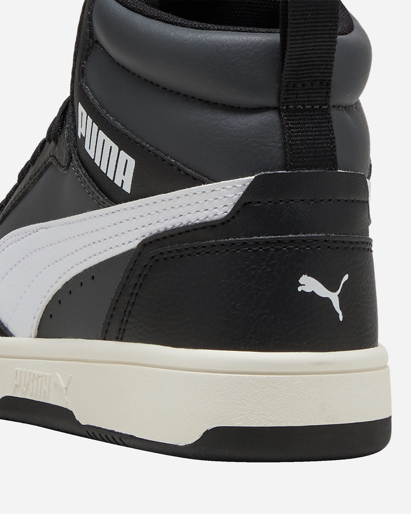 Scarpe sneakers PUMA REBOUND V6 MID GS JR - Grigio - 5 | Cisalfa Sport