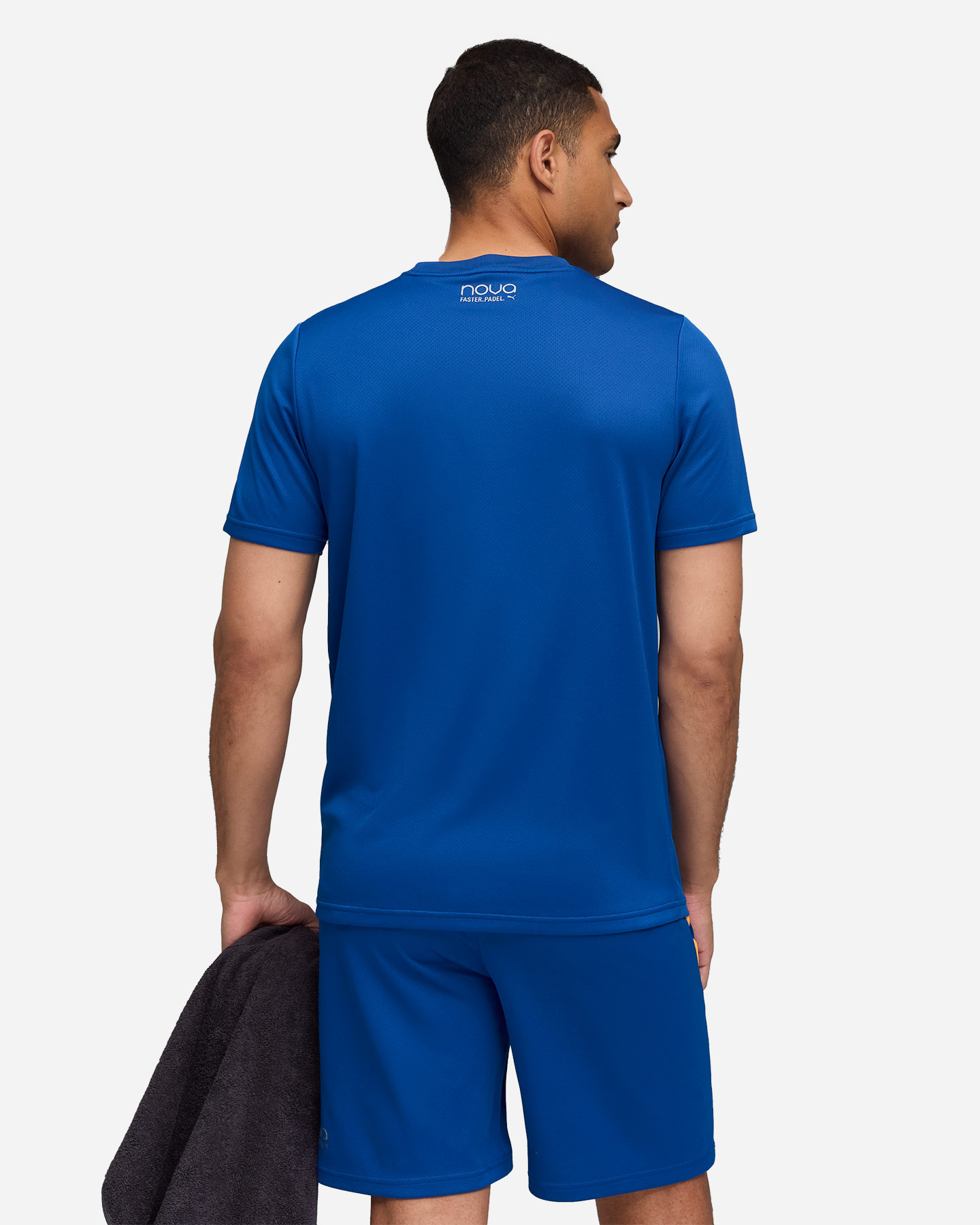 T-shirt tennis PUMA INDIVIDUAL PADEL MOMO M - Blu - 3 | Cisalfa Sport