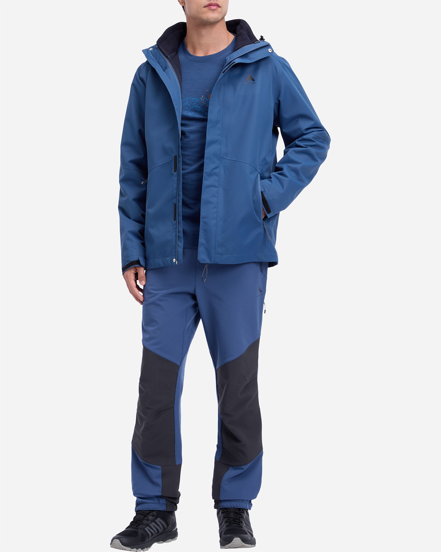 Giacca outdoor MCKINLEY TERANG II 3IN1 M - Blu Navy - 1 | Cisalfa Sport