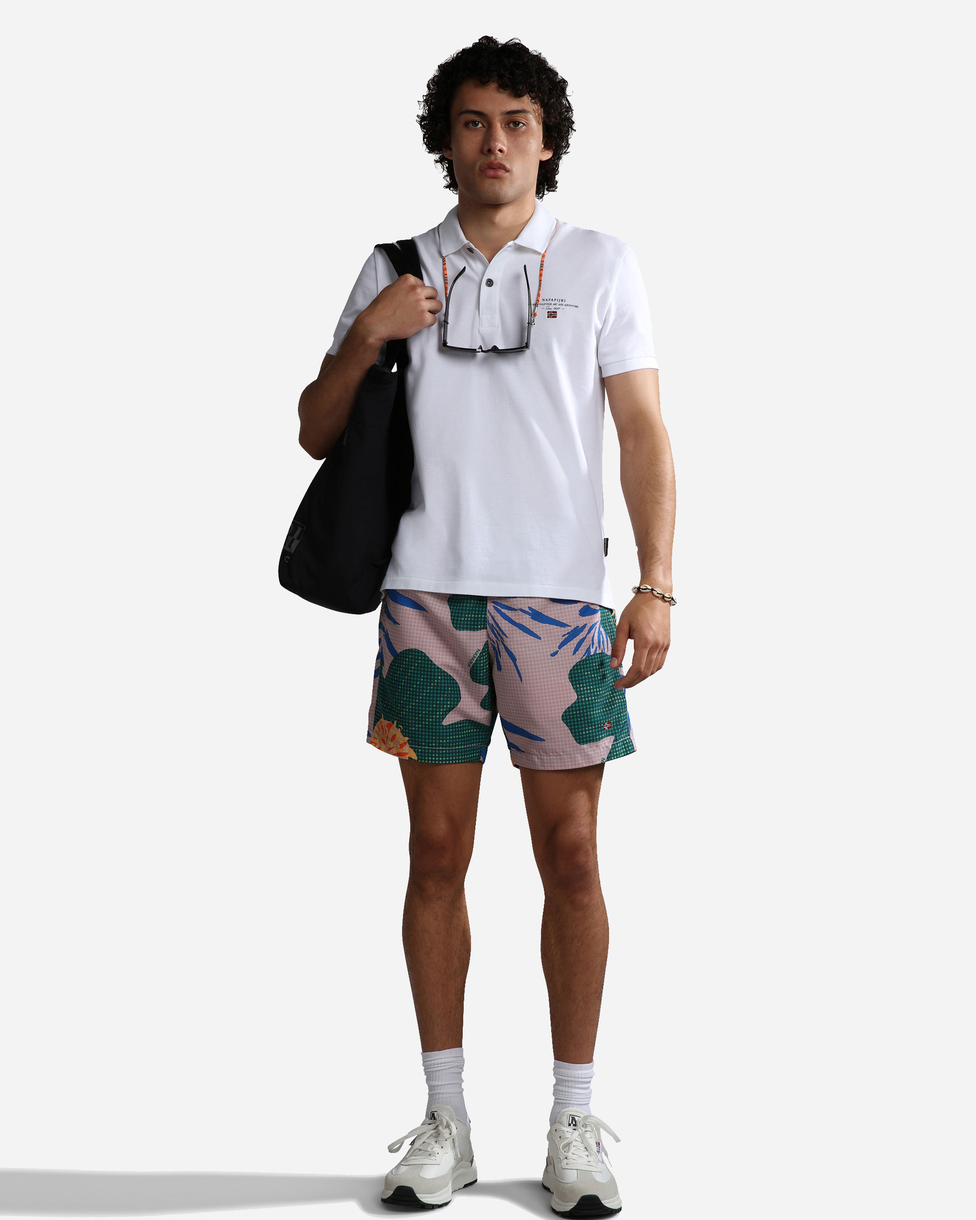 Polo NAPAPIJRI ELBAS 4 M - Bianco - 3 | Cisalfa Sport